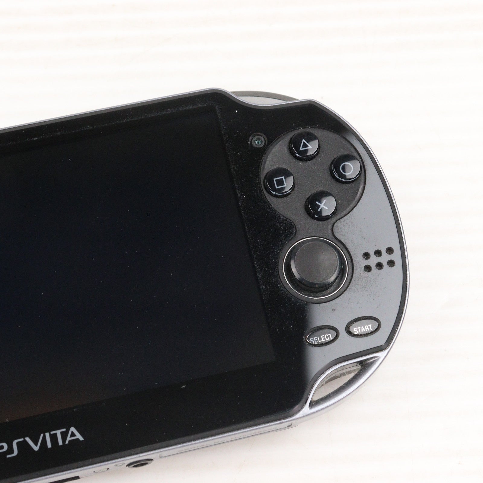 【中古即納】[PSVita] (本体) PlayStation Vita(プレイステーション ヴィータ) Wi-Fiモデル クリスタル・ブラック SCE(PCH-1000ZA01)(20111217)