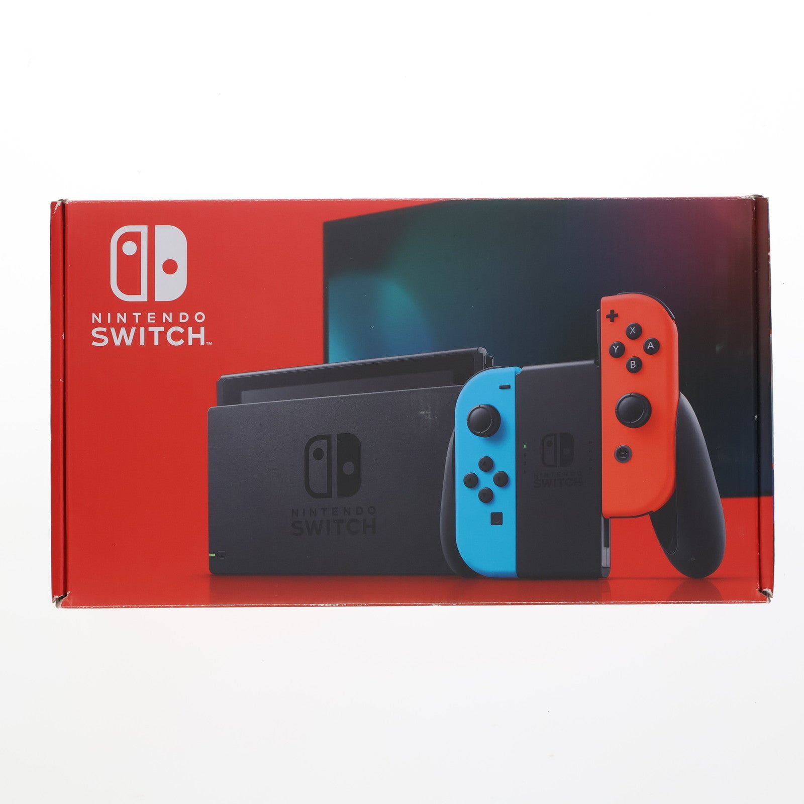 【中古即納】[Switch] (本体) Nintendo Switch(ニンテンドースイッチ) Joy-Con(L) ネオンブルー/(R) ネオンレッド 任天堂(HAD-S-KABAA)(20190830)