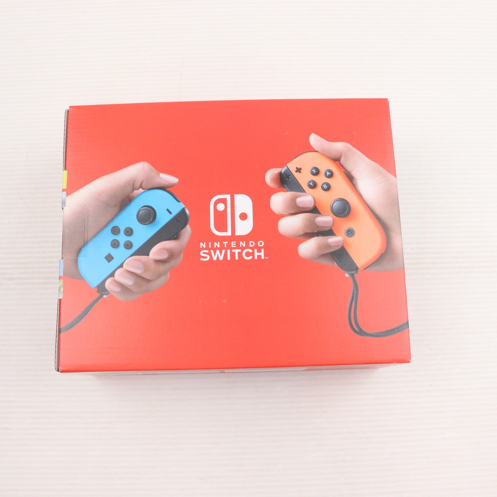 【中古即納】[Switch] (本体)(未使用) Nintendo Switch(ニンテンドースイッチ) Joy-Con(L) ネオンブルー/R ネオンレッド 任天堂(HAD-S-KABAH)(20190830)