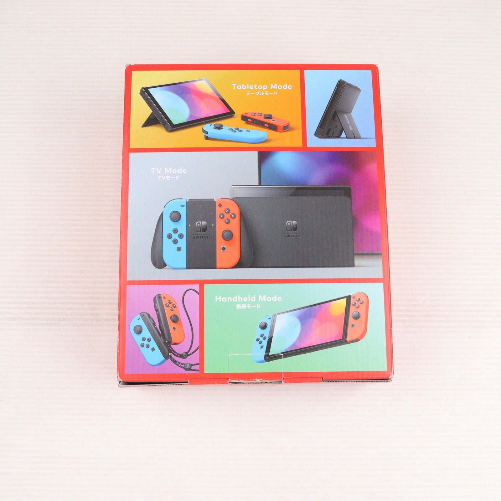 【中古即納】[Switch] (本体) Nintendo Switch(ニンテンドースイッチ) 有機ELモデル Joy-Con(L) ネオンブルー/R ネオンレッド 任天堂(HEG-S-KABAA)(20211008)