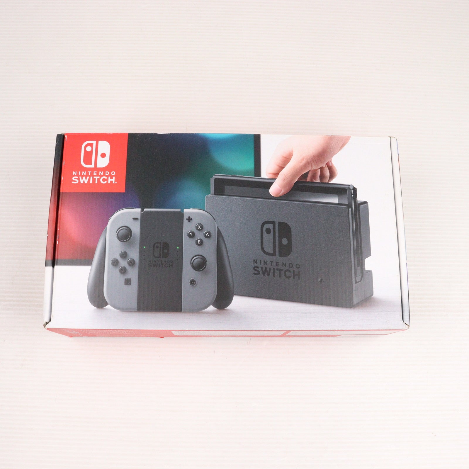 【中古即納】[Switch] (本体) Nintendo Switch(ニンテンドースイッチ) Joy-Con(L)/R グレー 任天堂(HAC-S-KAAAA)(20170303)