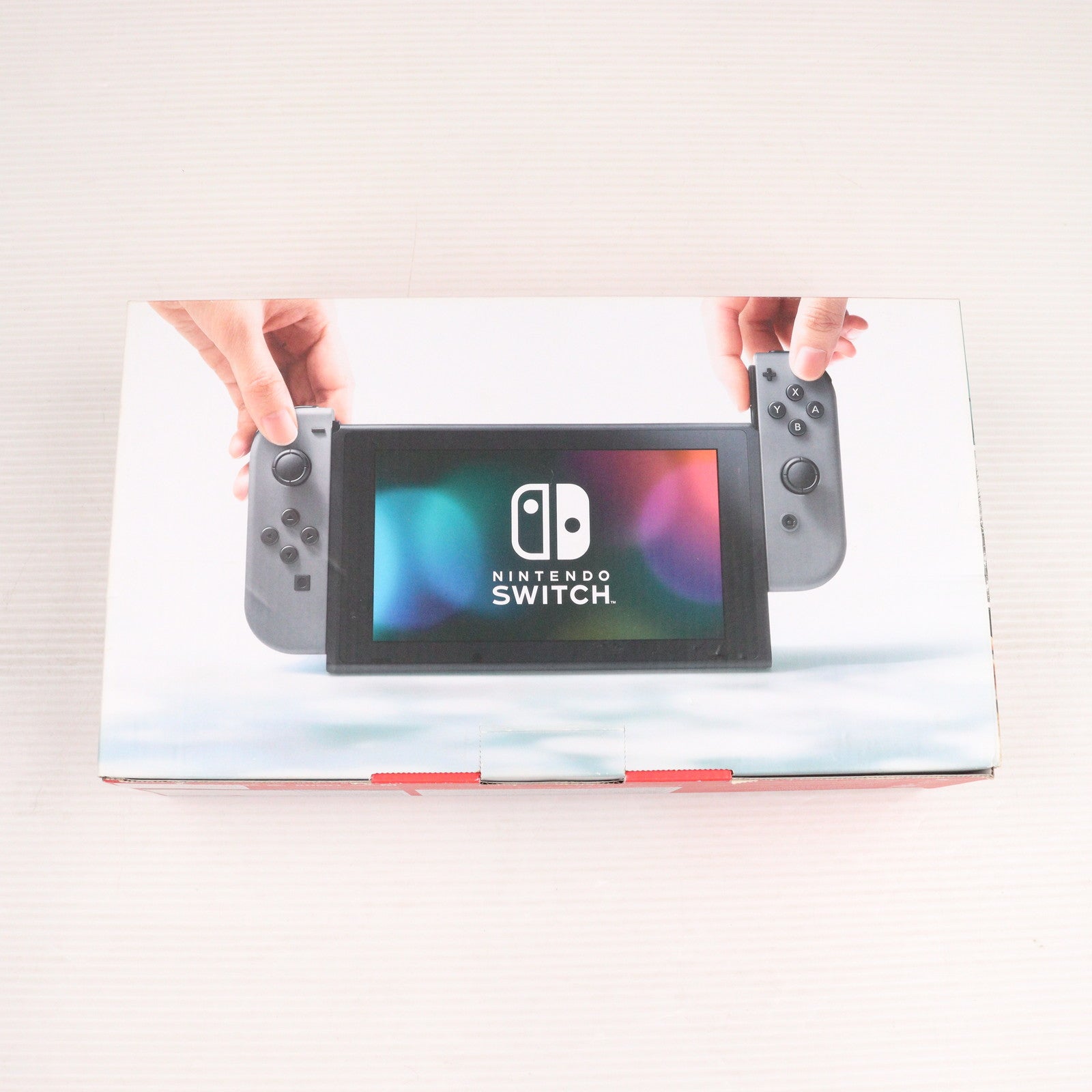 【中古即納】[Switch] (本体) Nintendo Switch(ニンテンドースイッチ) Joy-Con(L)/R グレー 任天堂(HAC-S-KAAAA)(20170303)