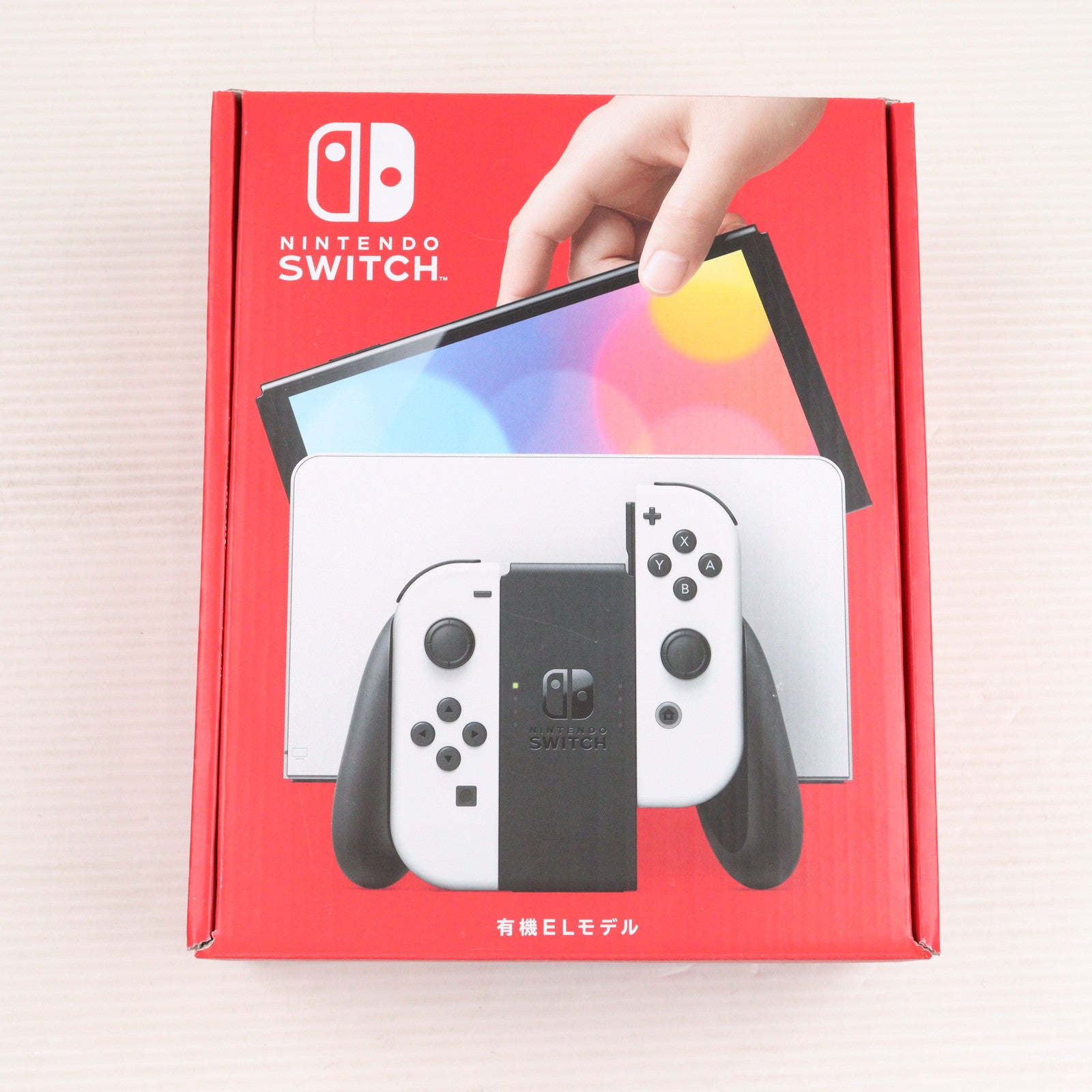 【中古即納】[Switch] (本体)(未使用) Nintendo Switch(有機ELモデル) ニンテンドースイッチ Joy-Con(L)/R ホワイト 任天堂(HEG-S-KAAAA)(20211008)