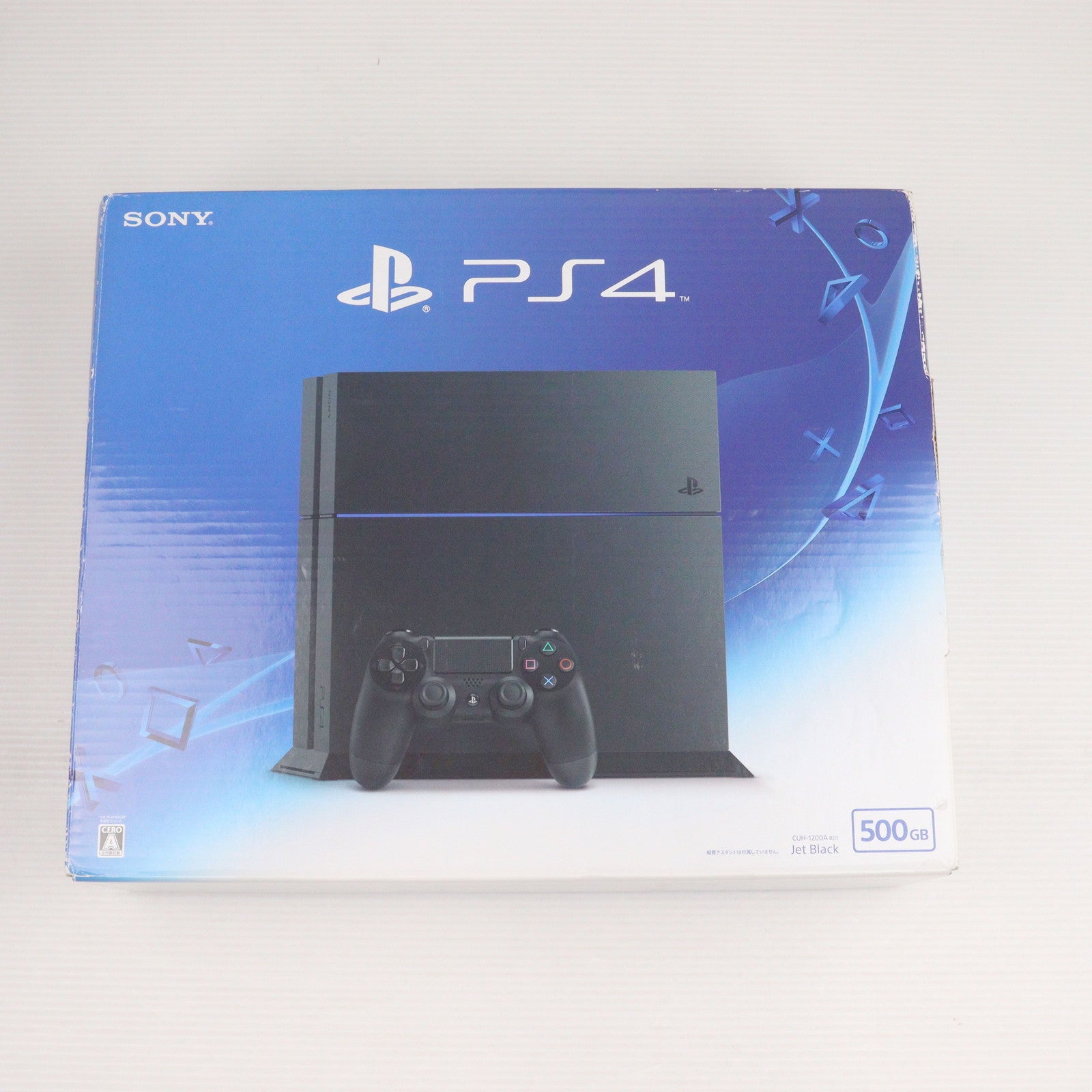 【中古即納】[PS4] (本体) PlayStation 4(プレイステーション4) ジェット・ブラック HDD500GB SCE(CUH-1200AB01)(20150625)