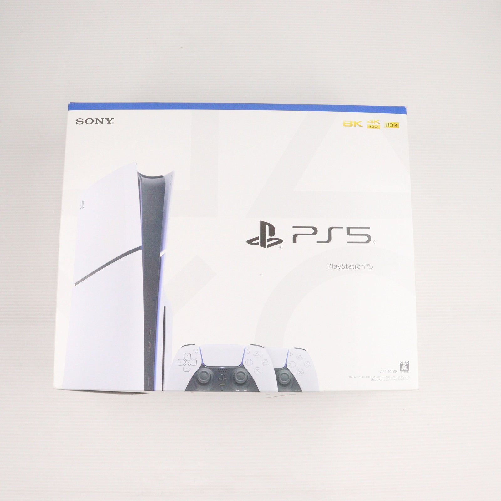 【中古即納】[PS5] (本体) PlayStation 5 slimモデル(プレイステーション5 スリムモデル) DualSense(デュアルセンス) ワイヤレスコントローラー ダブルパック(CFIJ-10018)(20231110)