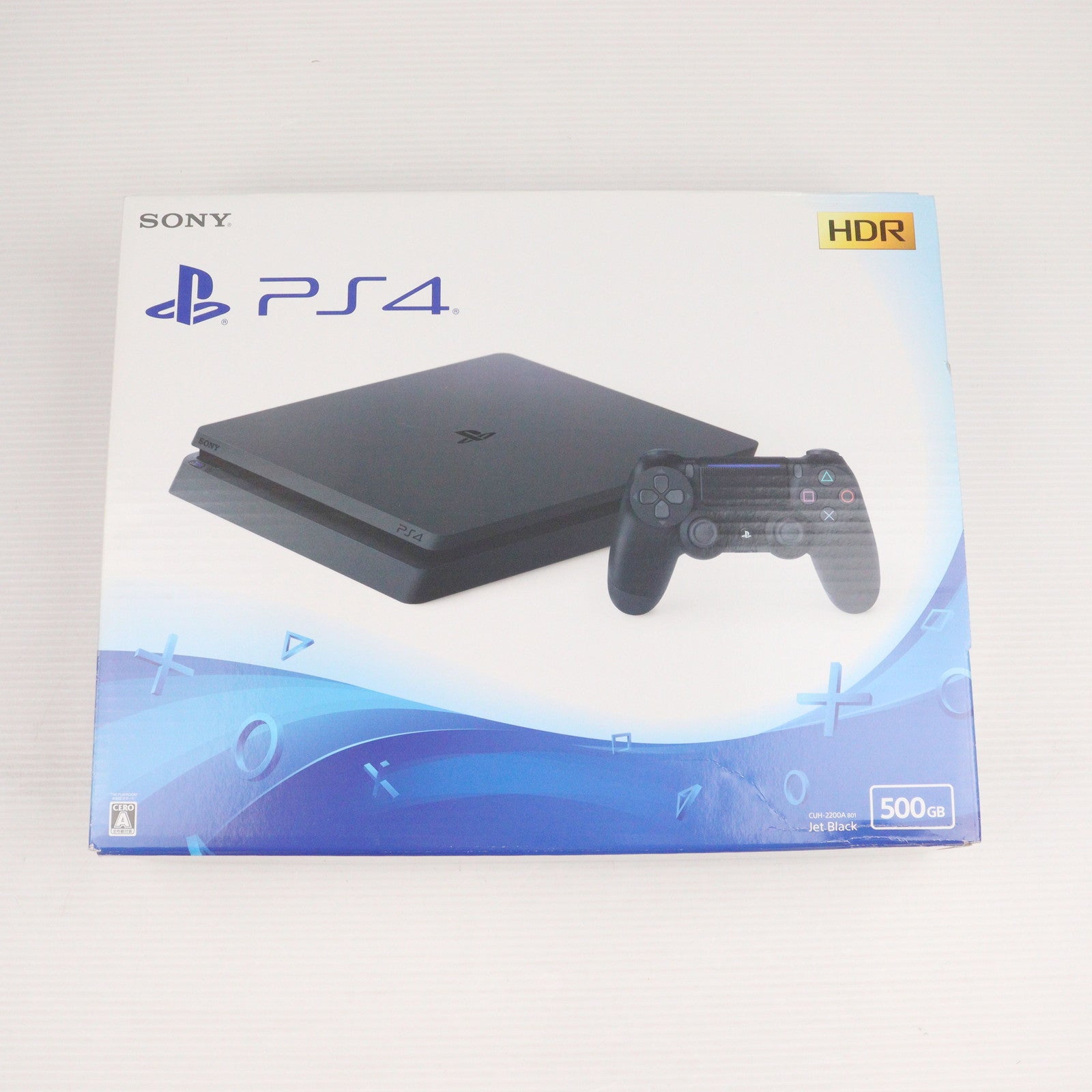 【中古即納】[PS4] (本体) PlayStation 4(プレイステーション4) ジェット・ブラック HDD500GB SIE(CUH-2200AB01)(20180702)