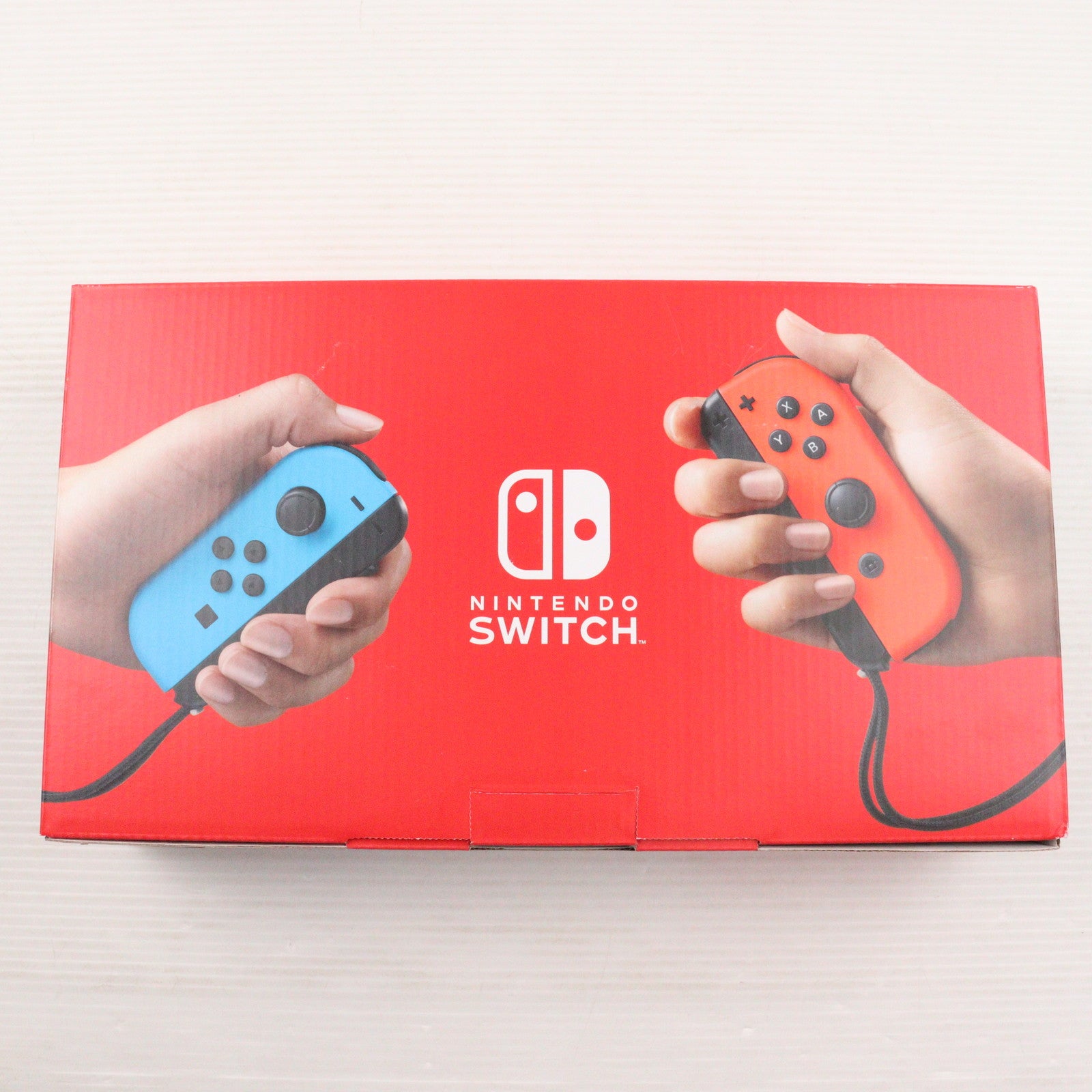 【中古即納】[Switch] (本体) Nintendo Switch(ニンテンドースイッチ) Joy-Con(L) ネオンブルー/(R) ネオンレッド 任天堂(HAD-S-KABAA)(20190830)