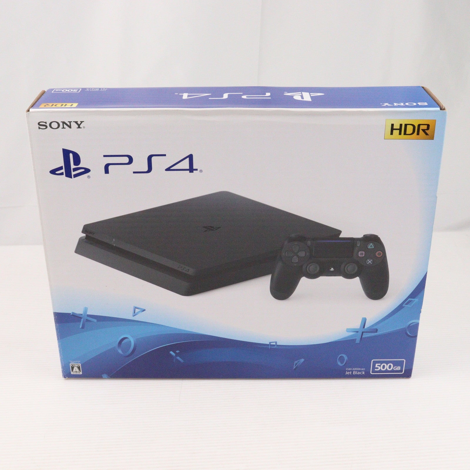 【中古即納】[PS4] (本体) PlayStation 4(プレイステーション4) ジェット・ブラック HDD500GB SIE(CUH-2200AB01)(20180702)