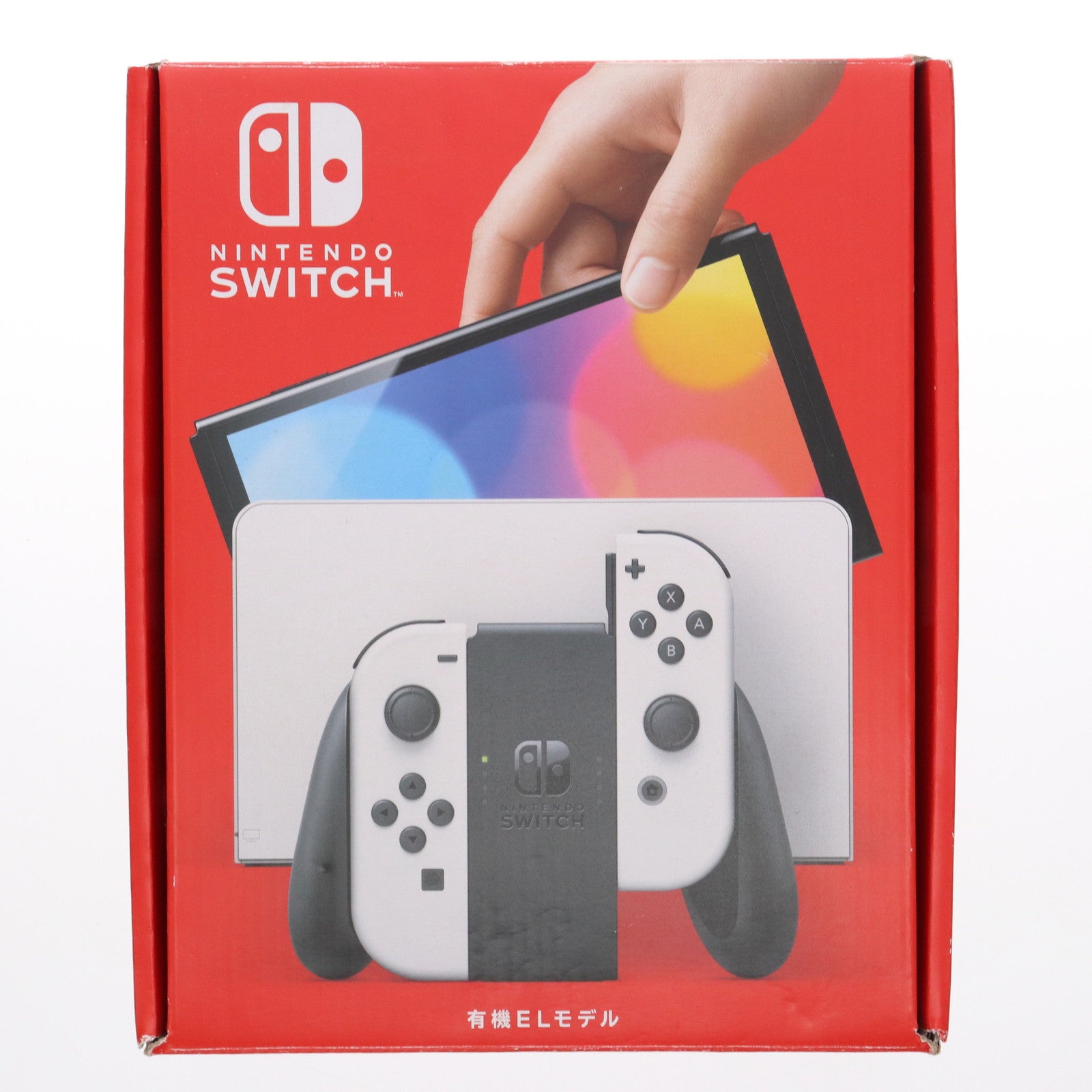 【中古即納】[Switch] (本体) Nintendo Switch(ニンテンドースイッチ) 有機ELモデル Joy-Con(L)/R ホワイト 任天堂(HEG-S-KAAAA)(20211008)