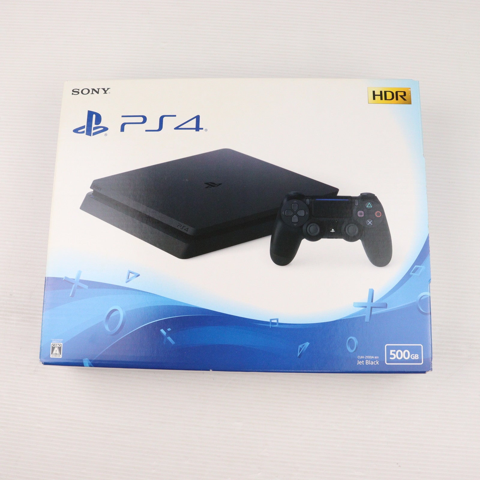 【中古即納】[PS4] (本体) PlayStation 4(プレイステーション4) ジェット・ブラック HDD500GB SIE(CUH-2100AB01)(20170724)