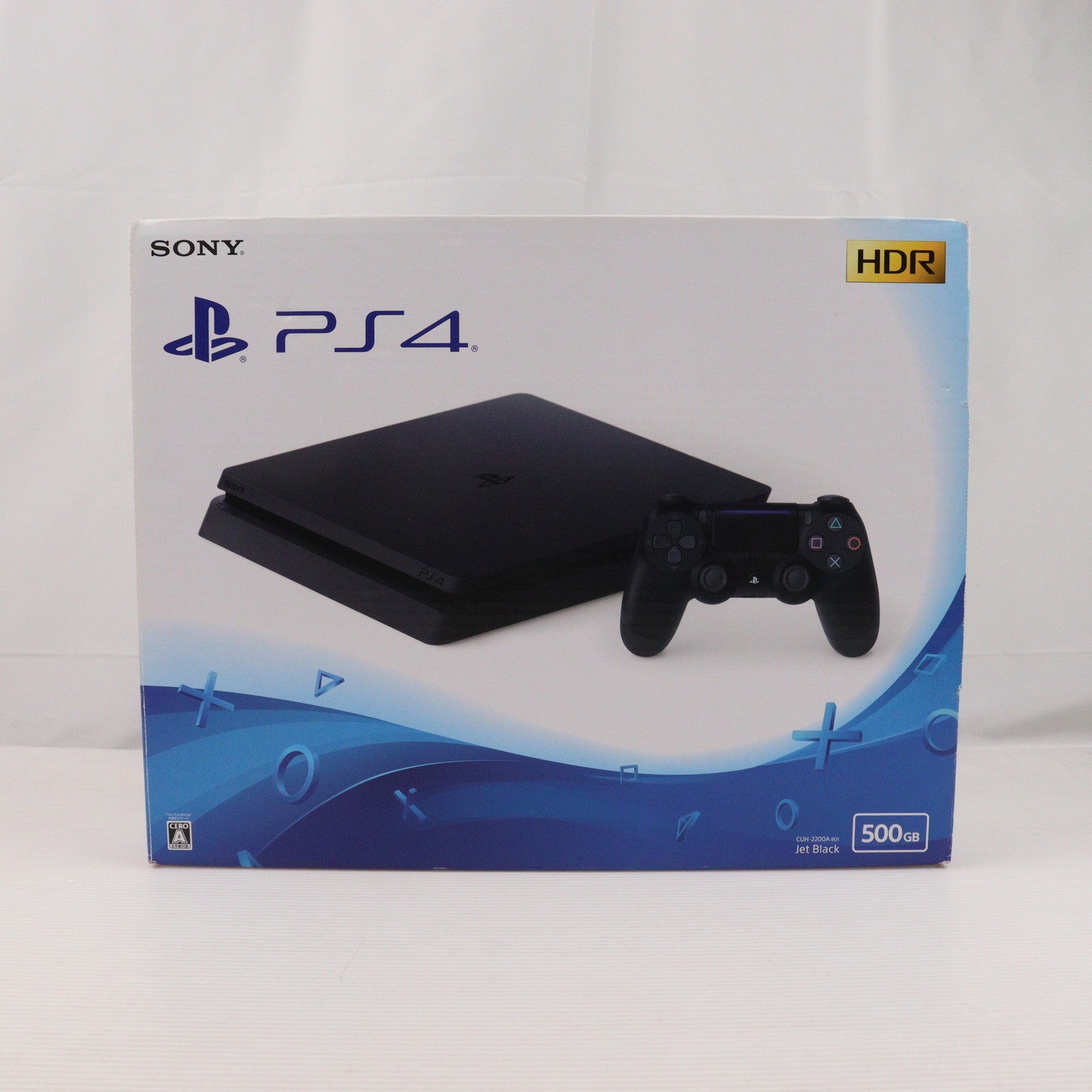 【中古即納】[PS4] (本体) PlayStation 4(プレイステーション4) ジェット・ブラック HDD500GB SIE(CUH-2200AB01)(20180702)