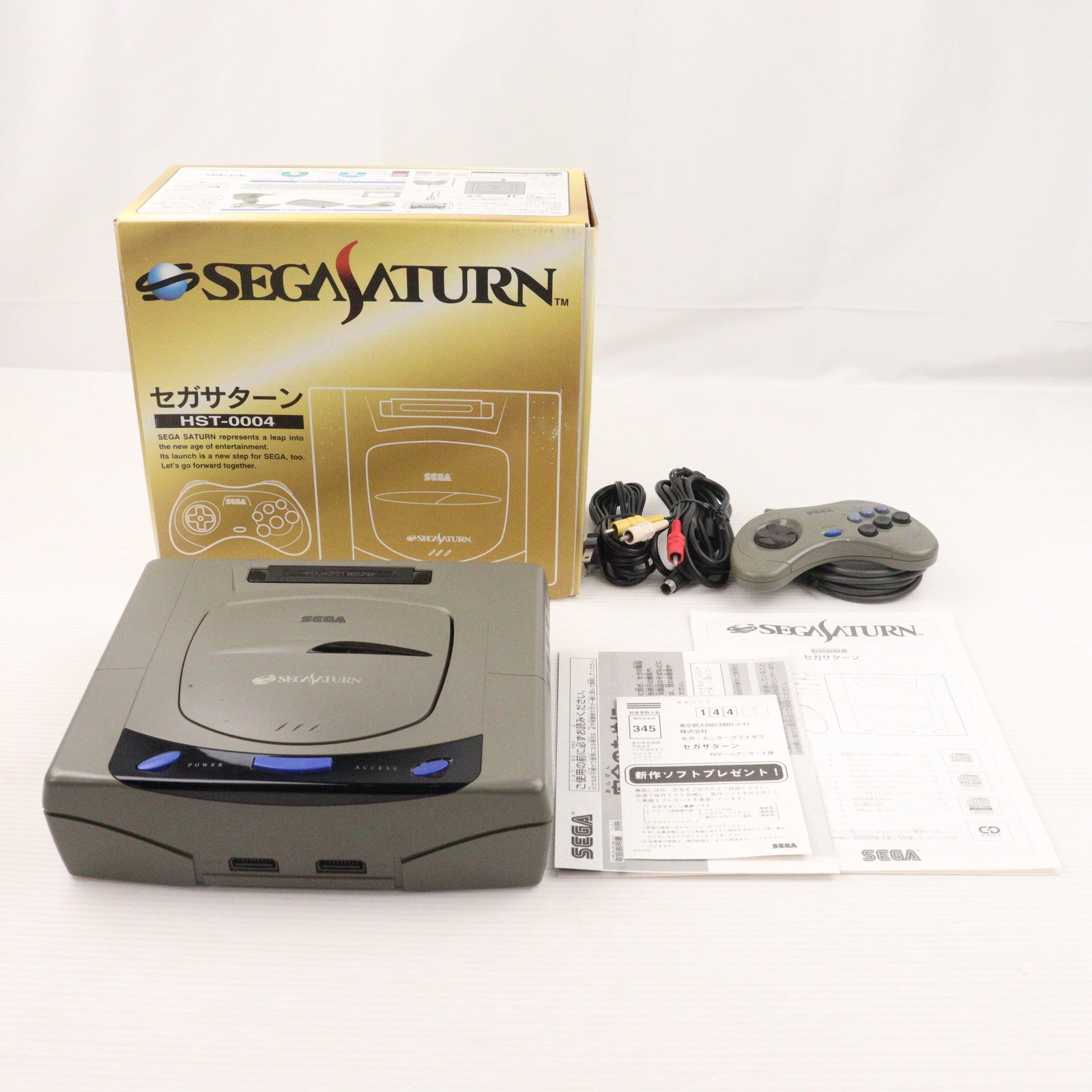 【中古即納】[SS] (本体) セガサターン グレー セガ(HST-0004)(19950704)