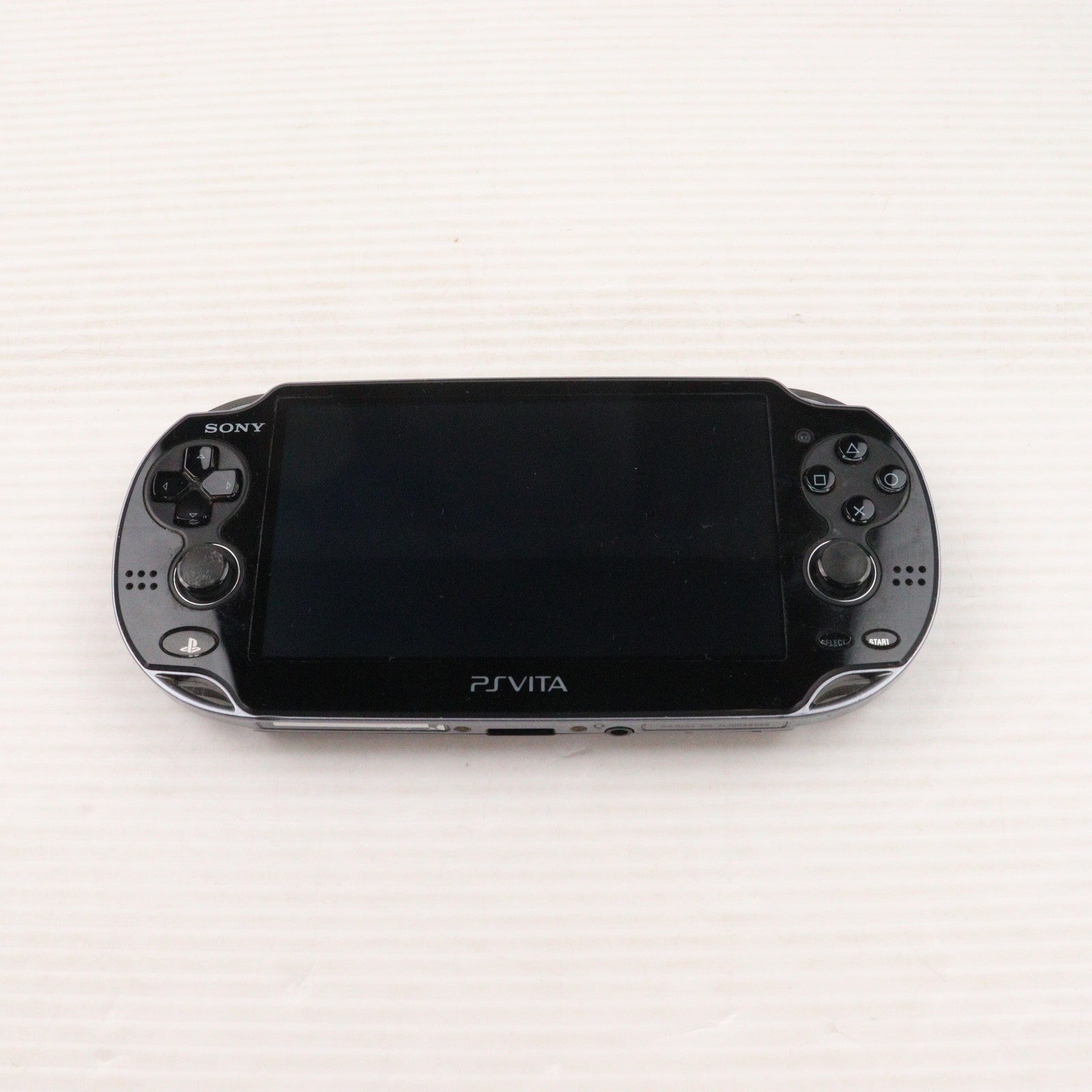 【中古即納】[PSVita] (本体) PlayStation Vita(プレイステーション ヴィータ) Wi-Fiモデル クリスタル・ブラック SCE(PCH-1000ZA01)(20111217)