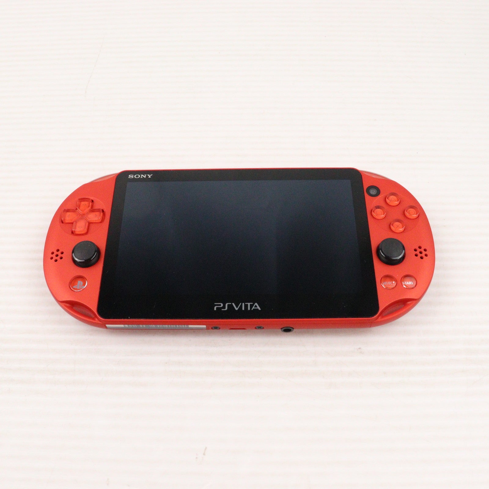 【中古即納】[PSVita] (本体) PlayStation Vita(プレイステーションVita) Wi-Fiモデル メタリック・レッド SIE(PCH-2000ZA26)(20161201)