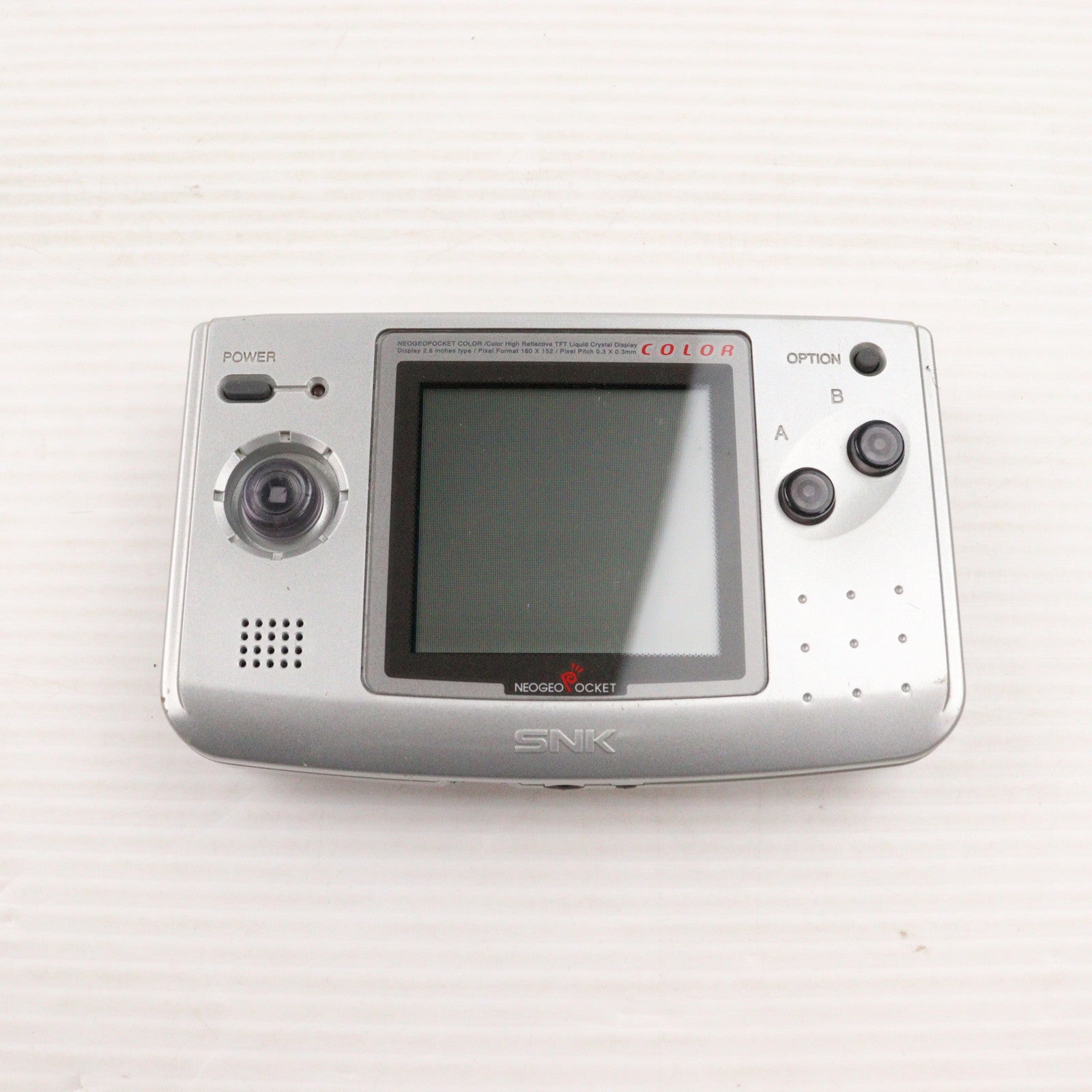 【中古即納】[NGP] (本体) NEOGEO POCKET COLOR(ネオジオポケットカラー) プラチナシルバー SNK(エスエヌケイ)(NEOP51010)(19990319)