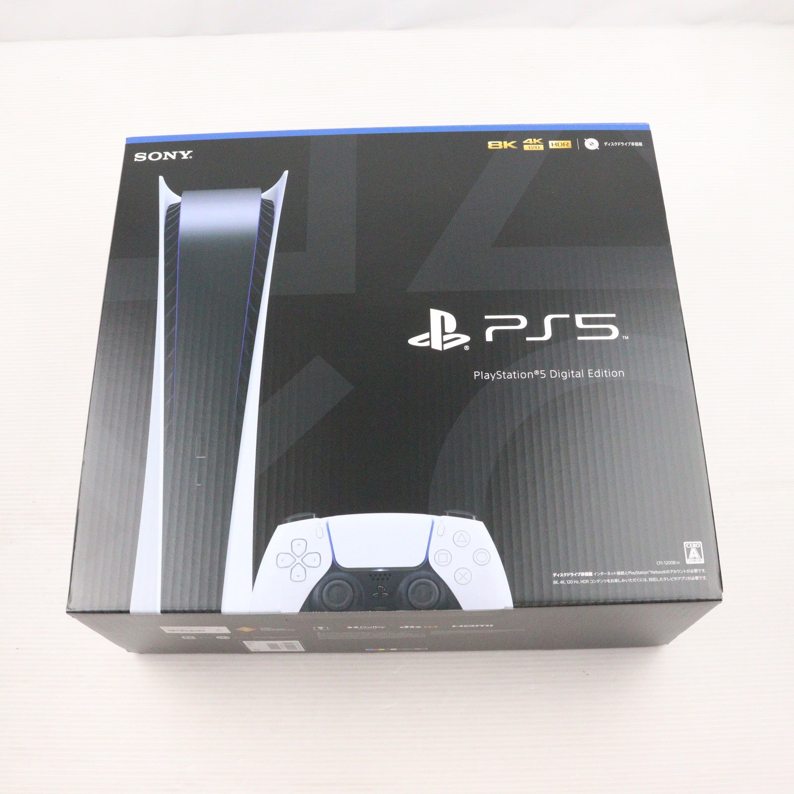 【中古即納】[PS5] (本体) PlayStation 5(プレイステーション5) デジタル・エディション SIE(CFI-1200B01)(20220915)