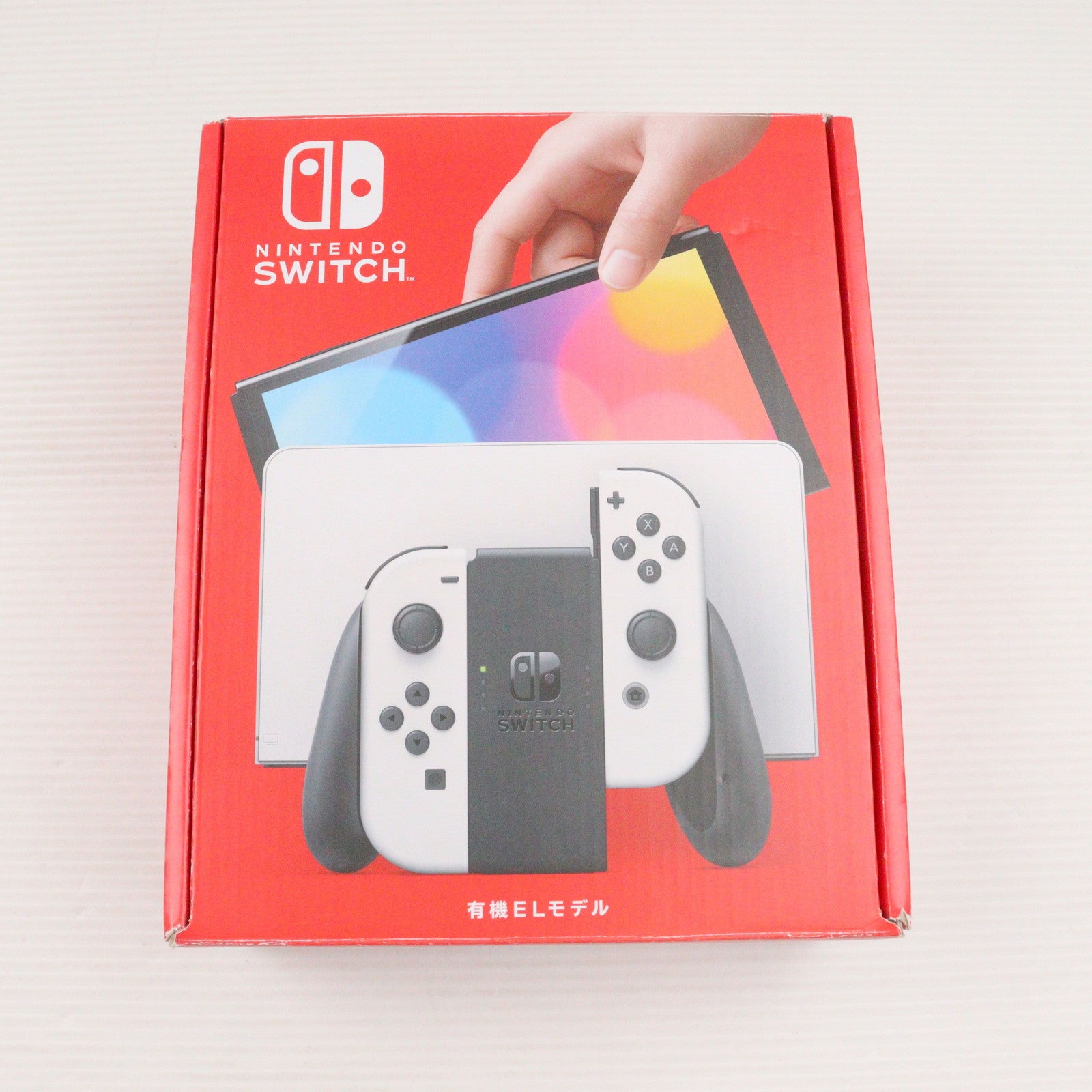 【中古即納】[Switch] (本体) Nintendo Switch(ニンテンドースイッチ) 有機ELモデル Joy-Con(L)/R ホワイト 任天堂(HEG-S-KAAAA)(20211008)