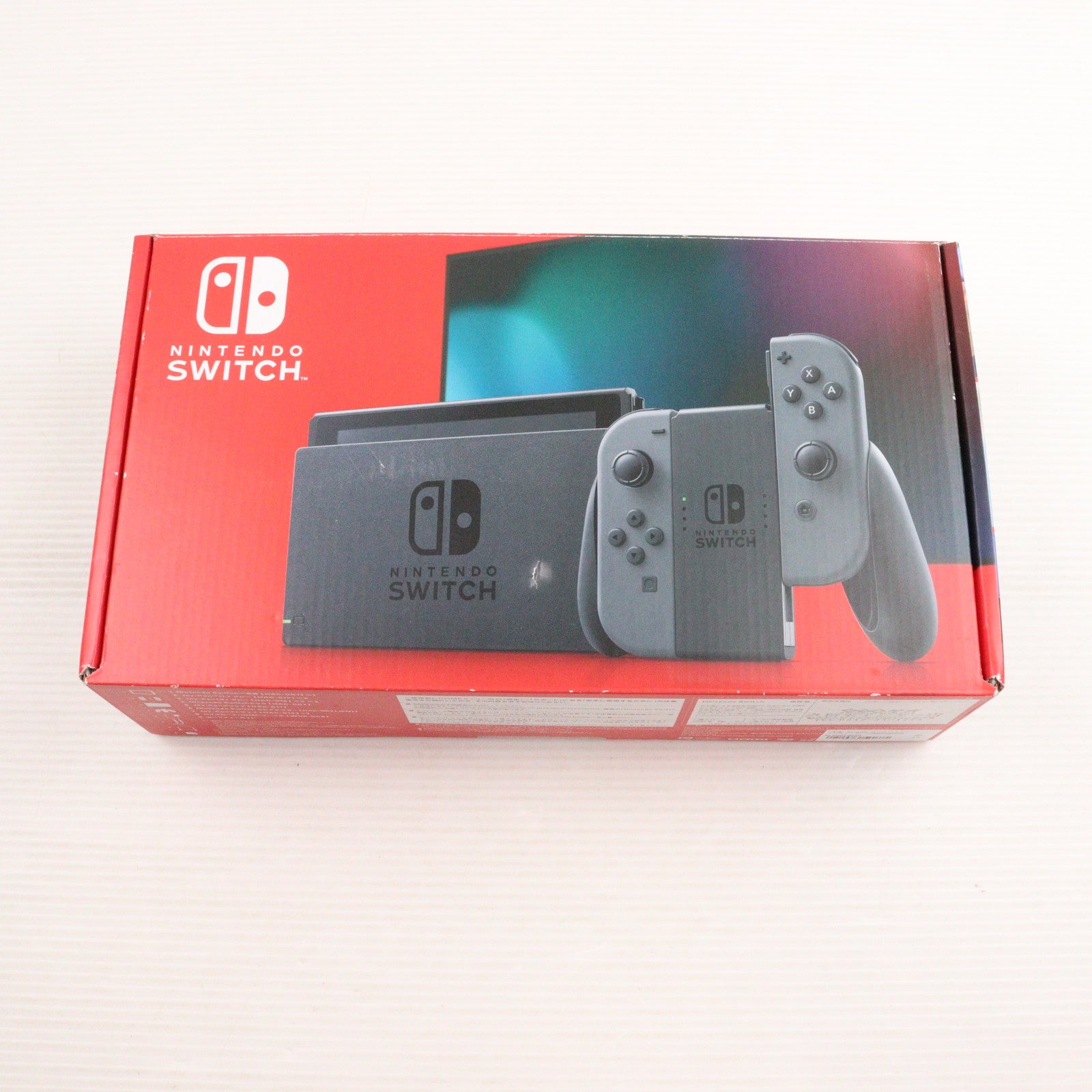 【中古即納】[Switch] (本体) Nintendo Switch(ニンテンドースイッチ) Joy-Con(L)/R グレー 任天堂(HAD-S-KAAAA)(20190830)