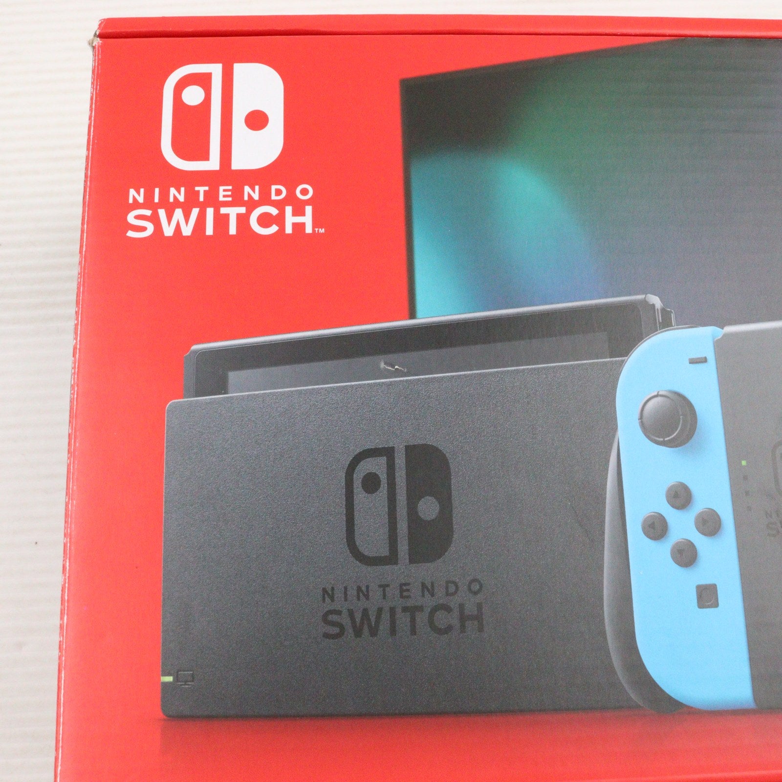 【中古即納】[Switch] (本体) Nintendo Switch(ニンテンドースイッチ) Joy-Con(L) ネオンブルー/R ネオンレッド 任天堂(HAD-S-KABAH)(20190830)