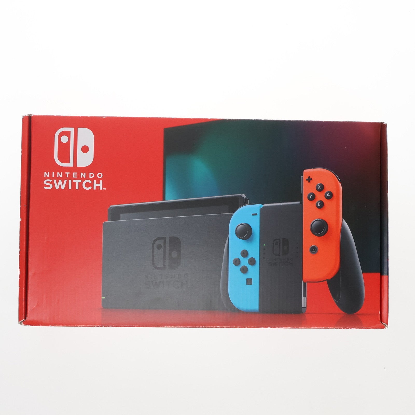 【中古即納】[Switch] (本体) Nintendo Switch(ニンテンドースイッチ) Joy-Con(L) ネオンブルー/(R) ネオンレッド 任天堂(HAD-S-KABAA)(20190830)