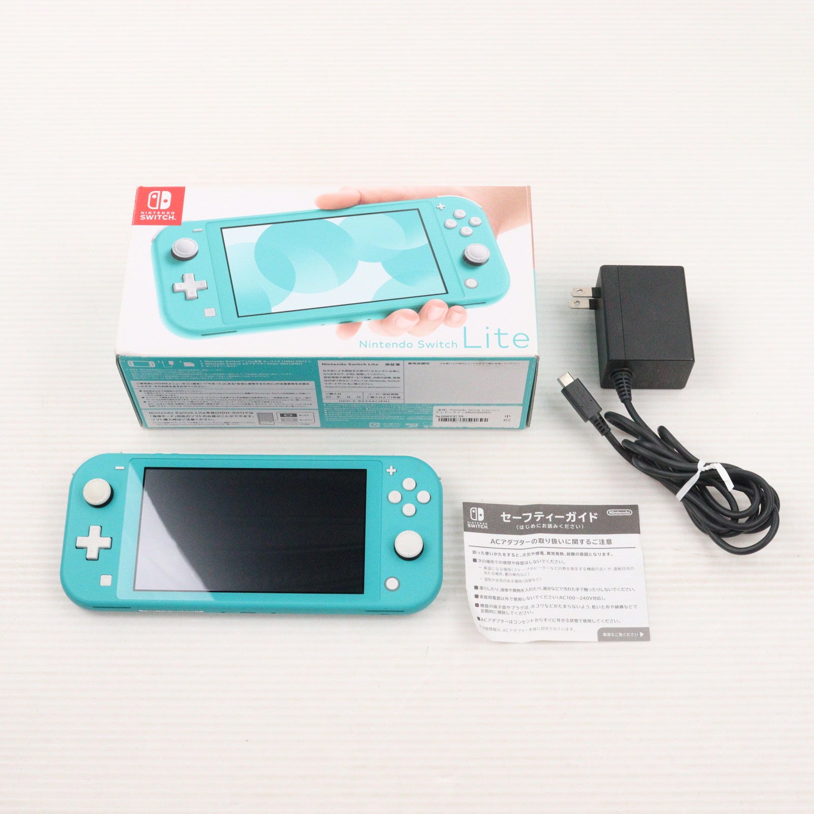 【中古即納】[Switch] (本体) Nintendo Switch Lite(ニンテンドースイッチライト) ターコイズ 任天堂(HDH-S-BAZAA)(20190920)