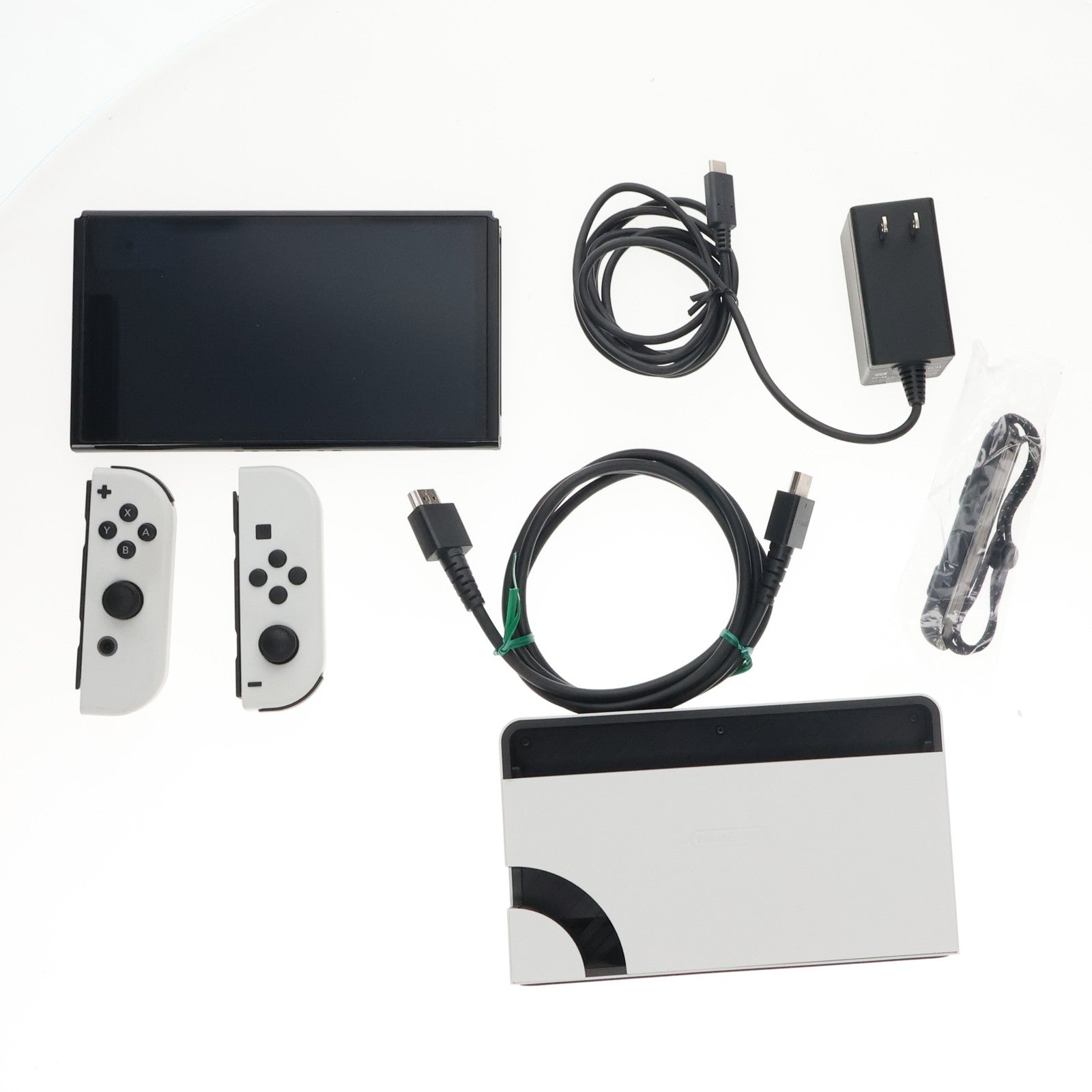 【中古即納】[Switch] (本体) Nintendo Switch(ニンテンドースイッチ) 有機ELモデル Joy-Con(L)/R ホワイト 任天堂(HEG-S-KAAAA)(20211008)