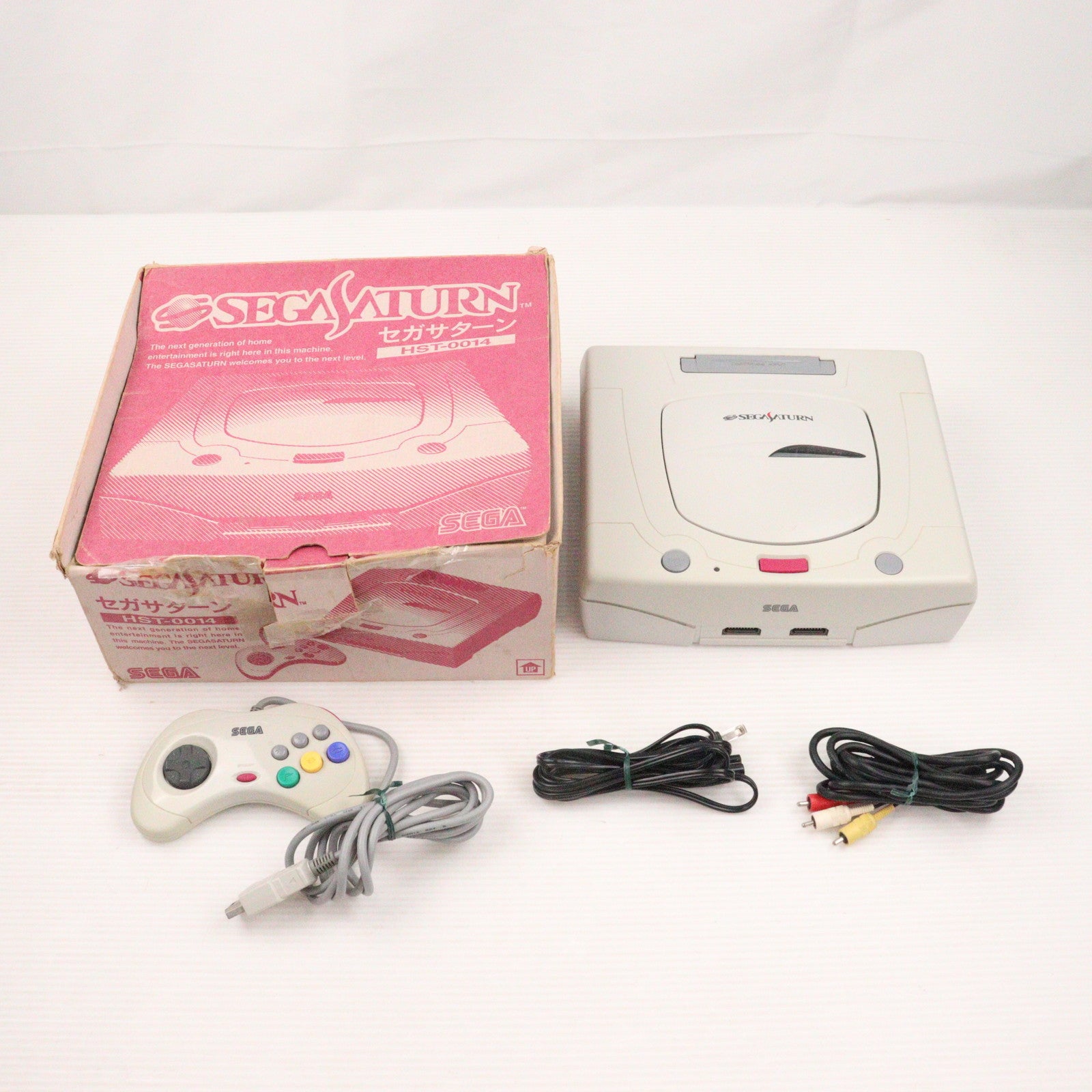 【中古即納】[SS] (本体) SEGA SATURN(セガサターン) ミストグレー セガ・エンタープライゼス(HST-0014)(19960322)