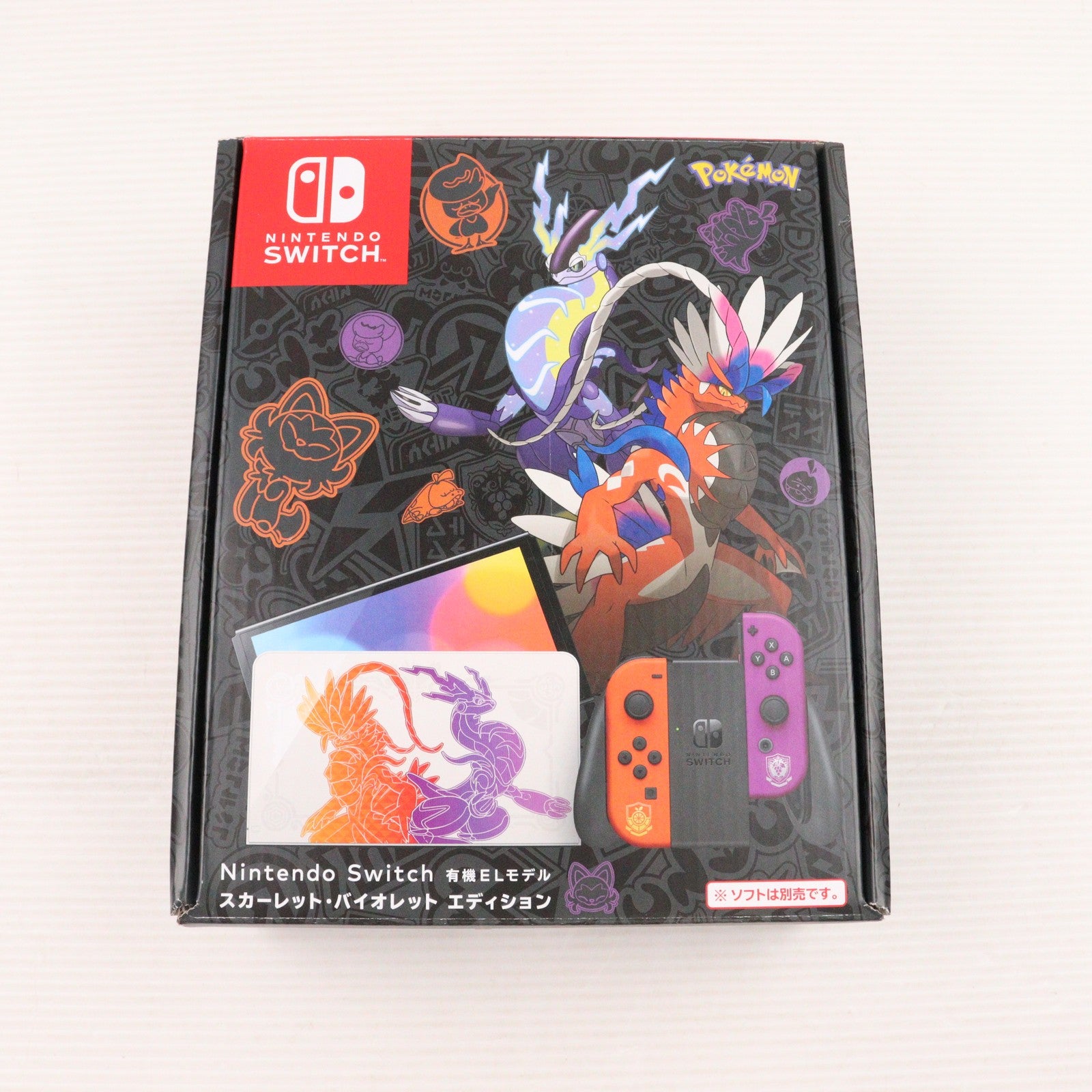 【中古即納】[Switch] (本体) Nintendo Switch(ニンテンドースイッチ) 有機ELモデル スカーレット・バイオレットエディション 任天堂(HEG-S-KEAAA)(20221104)