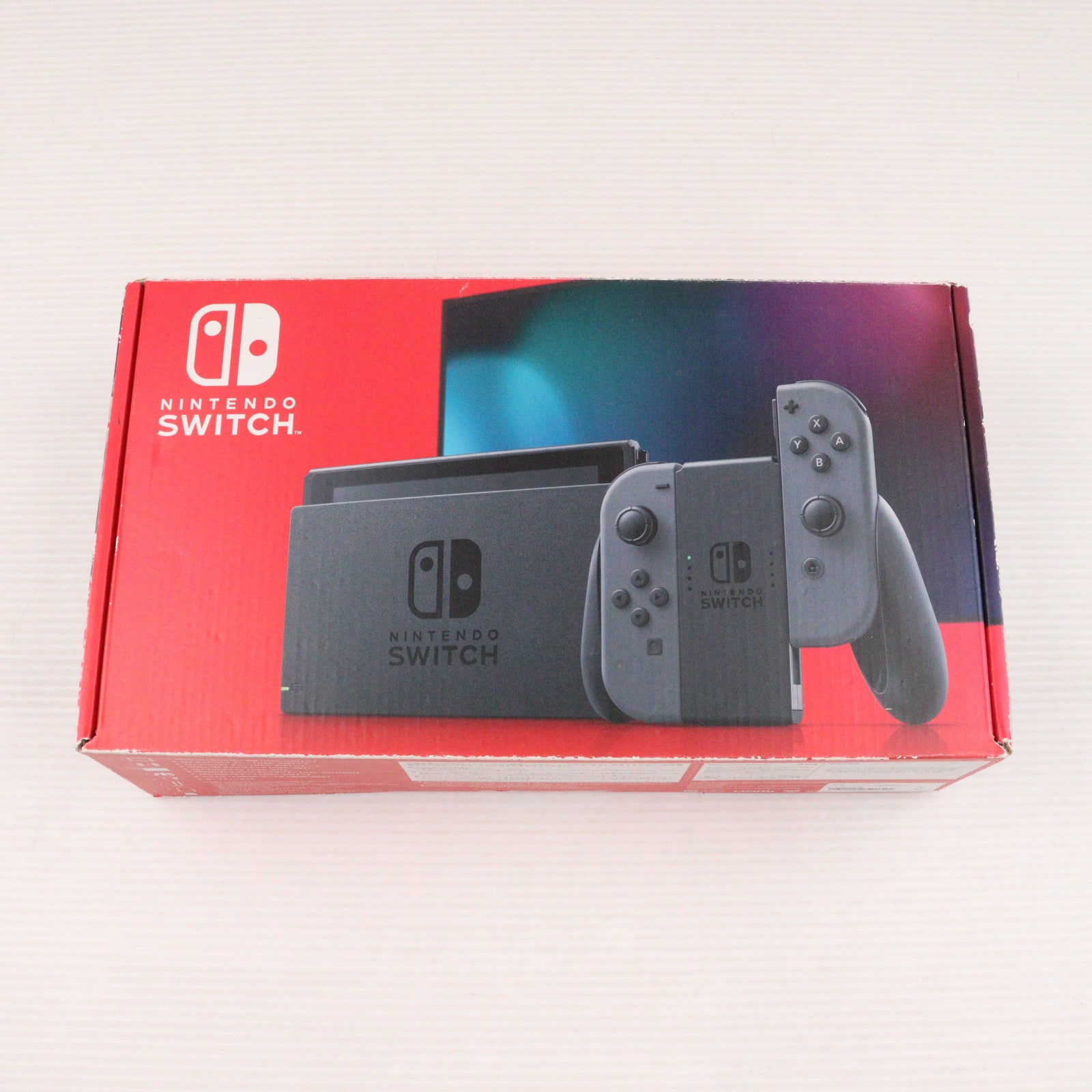 【中古即納】[Switch] (本体) Nintendo Switch(ニンテンドースイッチ) Joy-Con(L)/R グレー 任天堂(HAD-S-KAAAA)(20190830)
