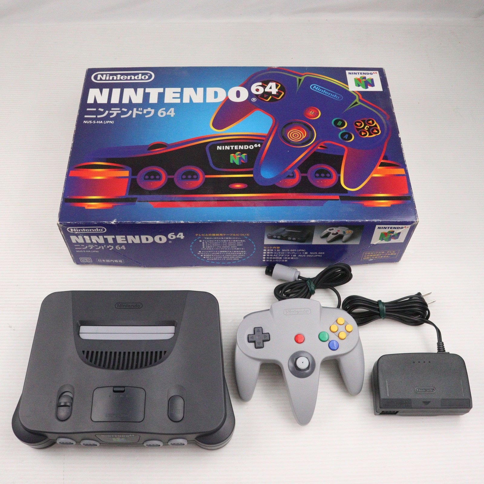 【中古即納】[N64] (本体) NINTENDO64(ニンテンドウ/ニンテンドー64) 任天堂(NUS-S-HA)(19960623)