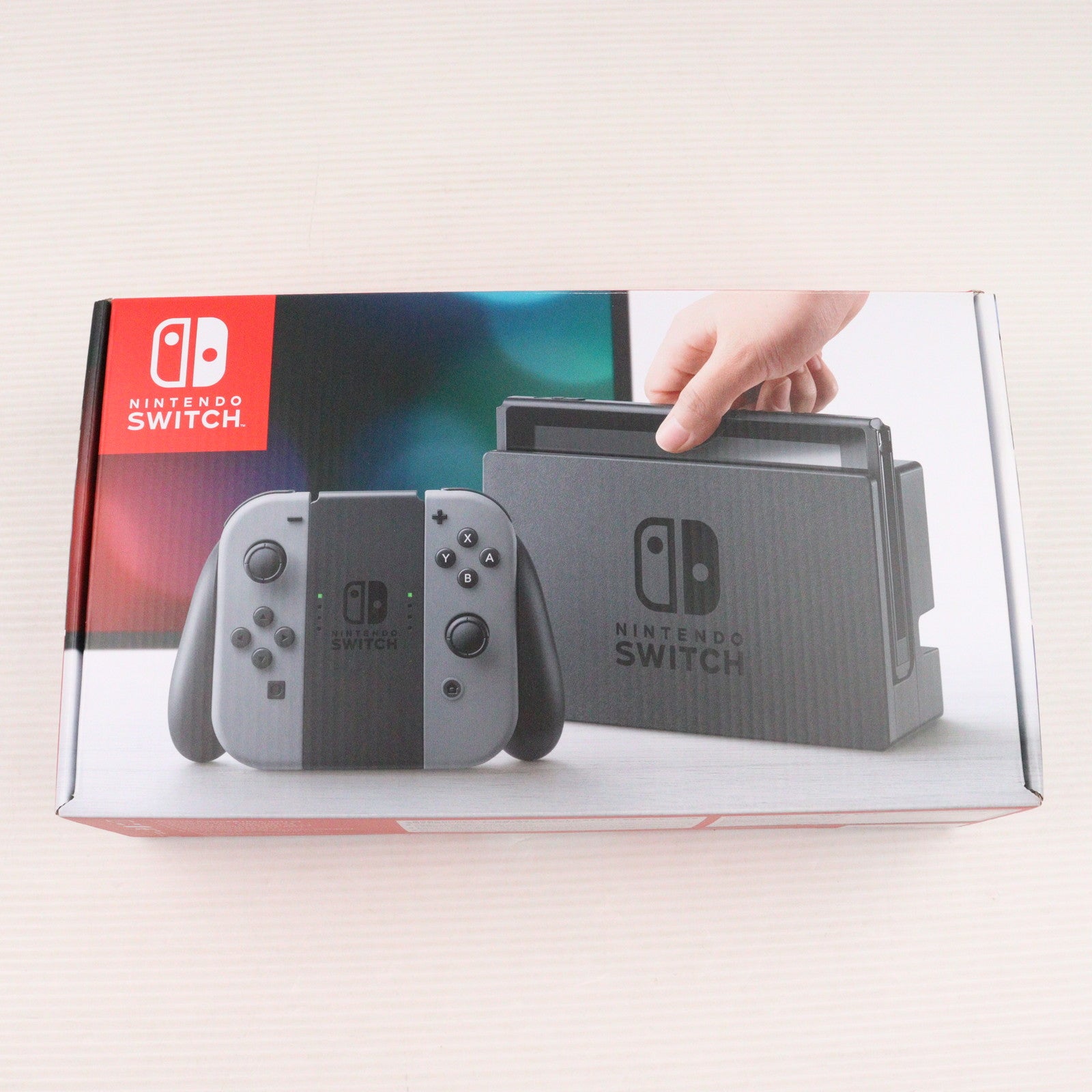 【中古即納】[Switch] (本体) Nintendo Switch(ニンテンドースイッチ) Joy-Con(L)/R グレー 任天堂(HAC-S-KAAAA)(20170303)