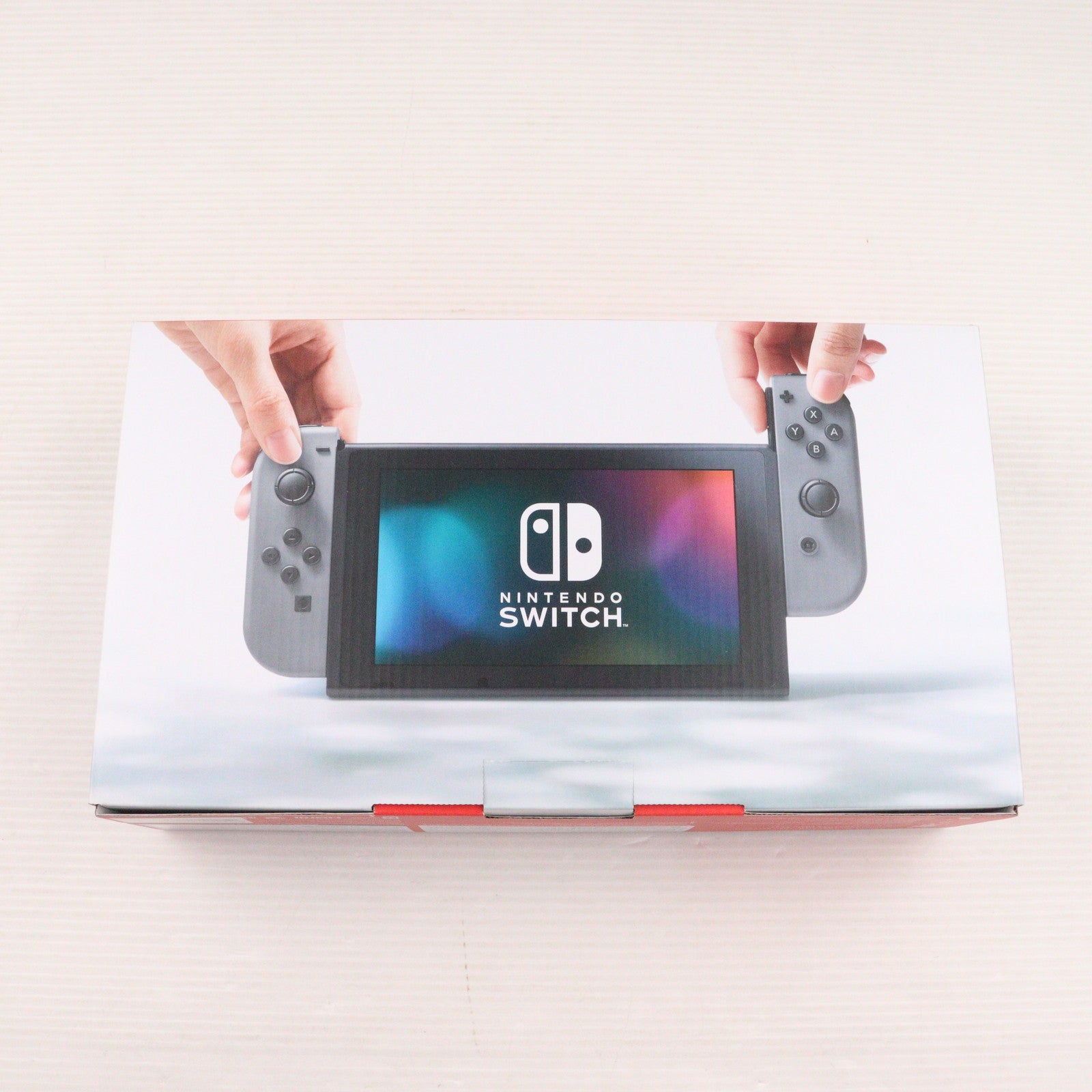 【中古即納】[Switch] (本体) Nintendo Switch(ニンテンドースイッチ) Joy-Con(L)/R グレー 任天堂(HAC-S-KAAAA)(20170303)