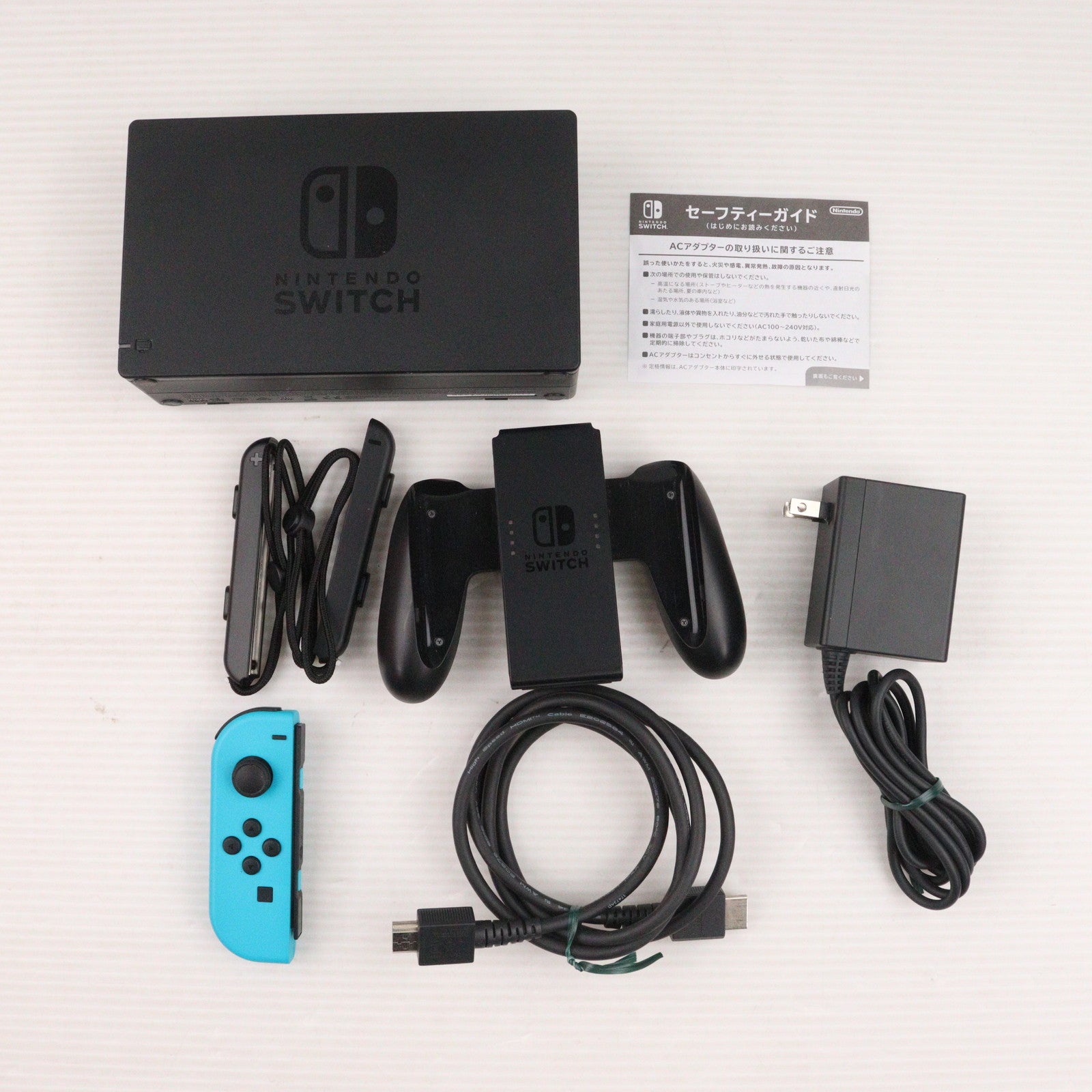 【中古即納】[Switch] (本体) Nintendo Switch(ニンテンドースイッチ) Joy-Con(L) ネオンブルー/(R) ネオンレッド 任天堂(HAD-S-KABAA)(20190830)