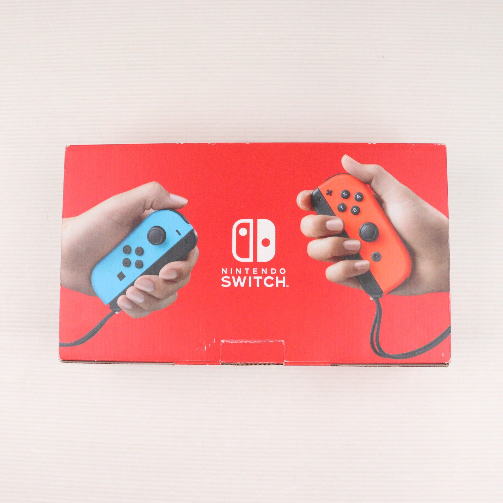 【中古即納】[Switch] (本体) Nintendo Switch(ニンテンドースイッチ) Joy-Con(L) ネオンブルー/(R) ネオンレッド 任天堂(HAD-S-KABAA)(20190830)