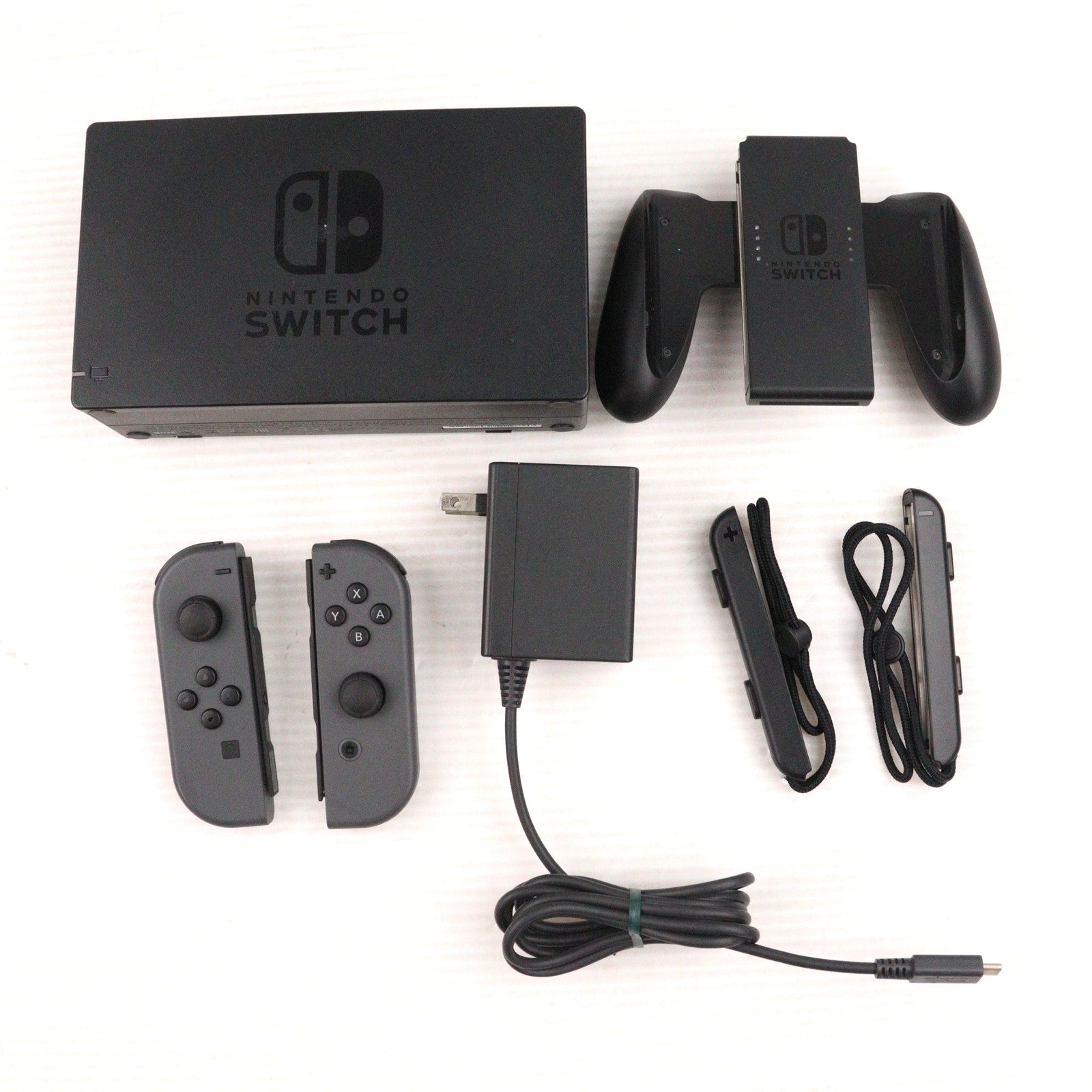 【中古即納】[Switch] (本体) Nintendo Switch(ニンテンドースイッチ) Joy-Con(L)/R グレー 任天堂(HAD-S-KAAAA)(20190830)