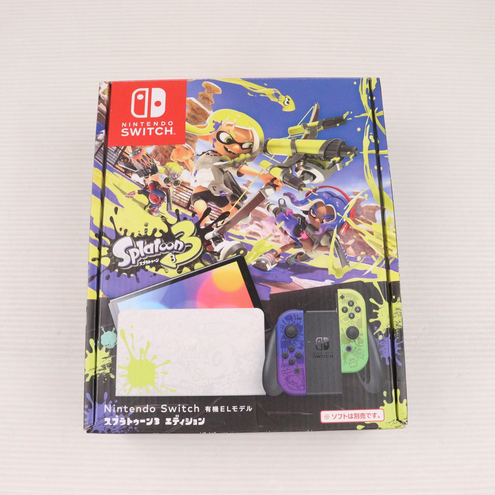 【中古即納】[Switch] (本体) Nintendo Switch(ニンテンドースイッチ) 有機ELモデル スプラトゥーン3エディション 任天堂(HEG-S-KCAAA)(20220826)
