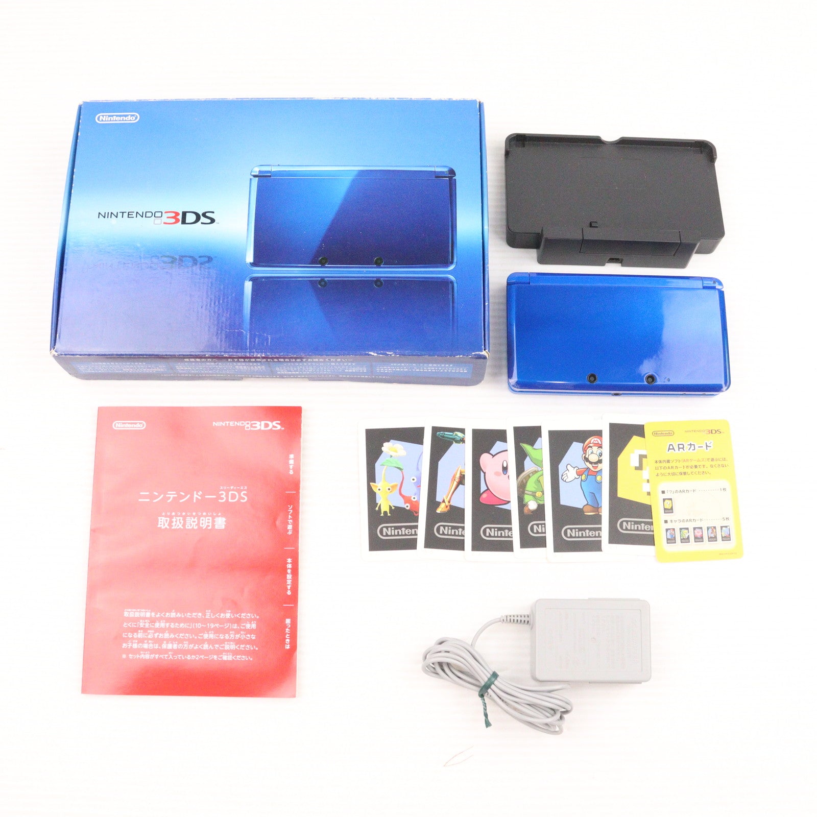 【中古即納】[3DS] (本体) ニンテンドー3DS コバルトブルー 任天堂(CTR-S-BBAA)(20120322)