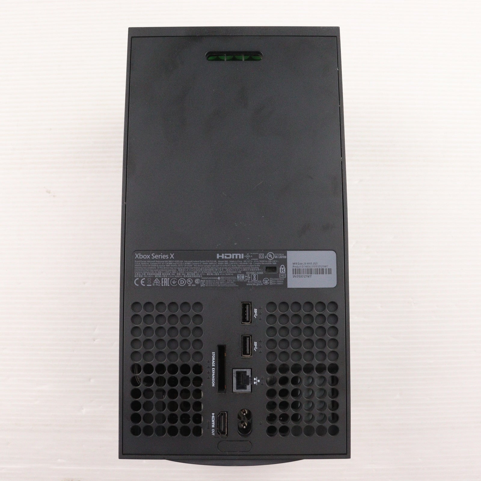 【中古即納】[XboxX/S] (本体) Xbox Series X 1TB 日本マイクロソフト(RRT-00015)(20201110)