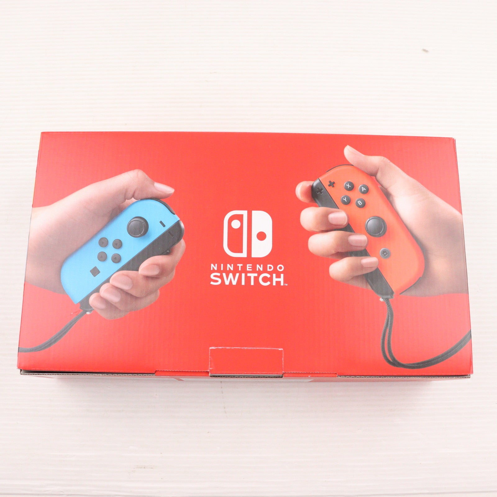 【中古即納】[Switch] (本体) Nintendo Switch(ニンテンドースイッチ) Joy-Con(L) ネオンブルー/(R) ネオンレッド 任天堂(HAD-S-KABAA)(20190830)