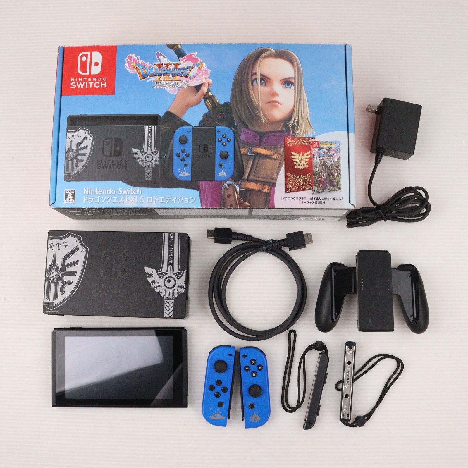 【中古即納】[Switch] (本体) Nintendo Switch(ニンテンドースイッチ) ドラゴンクエストXI S ロトエディション 任天堂(HAC-S-KBAEA)(20190927)