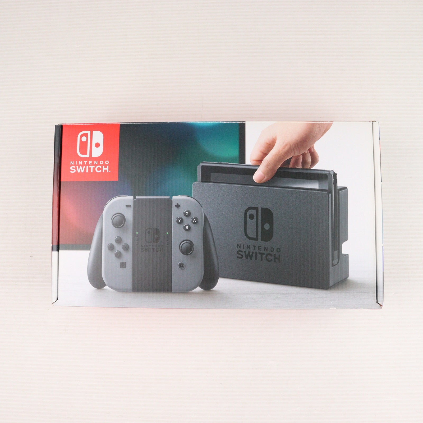 【中古即納】[Switch] (本体) Nintendo Switch(ニンテンドースイッチ) Joy-Con(L)/R グレー 任天堂(HAC-S-KAAAA)(20170303)