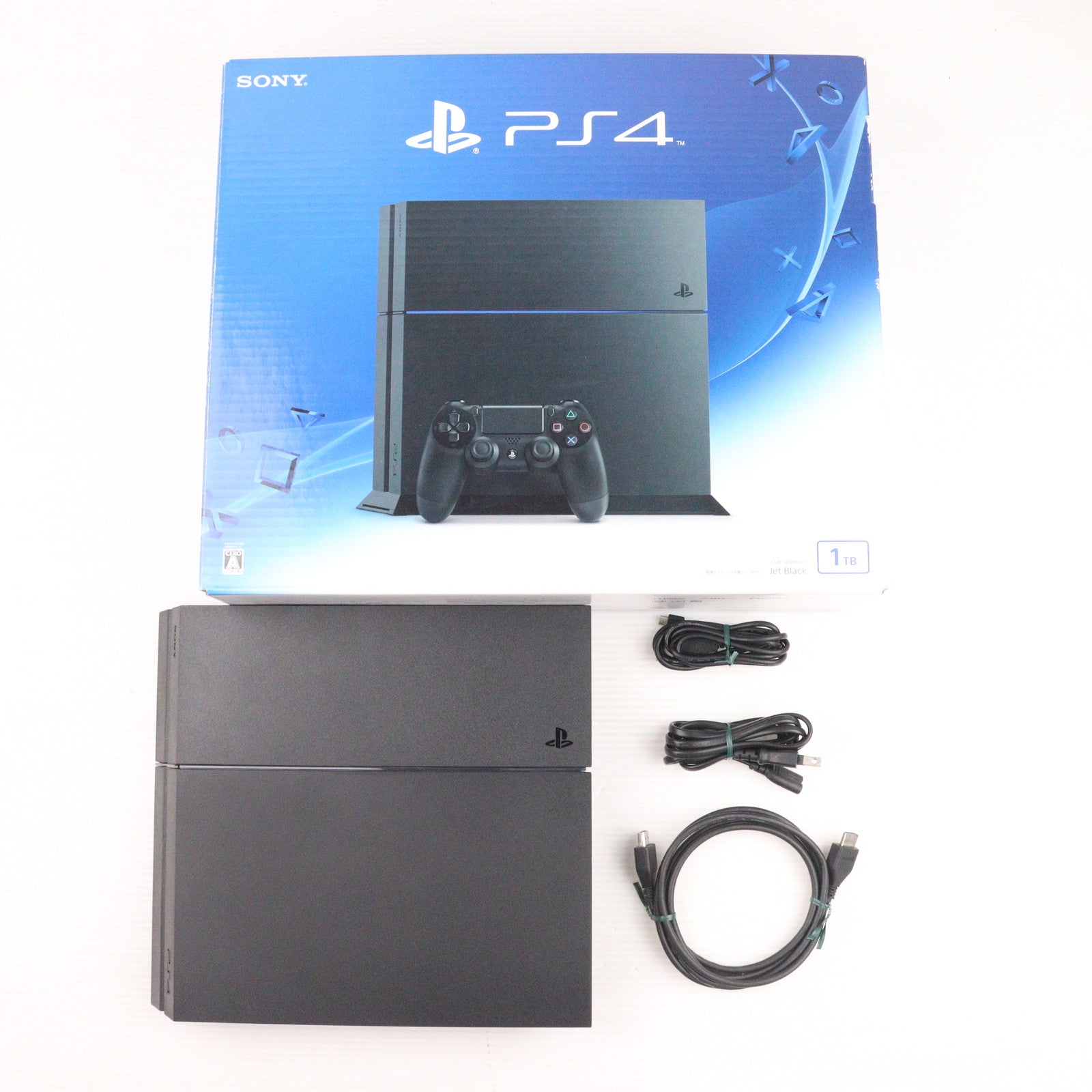 【中古即納】[PS4] (本体) PlayStation 4(プレイステーション4) ジェット・ブラック 1TB SCE(CUH-1200BB01)(20151203)