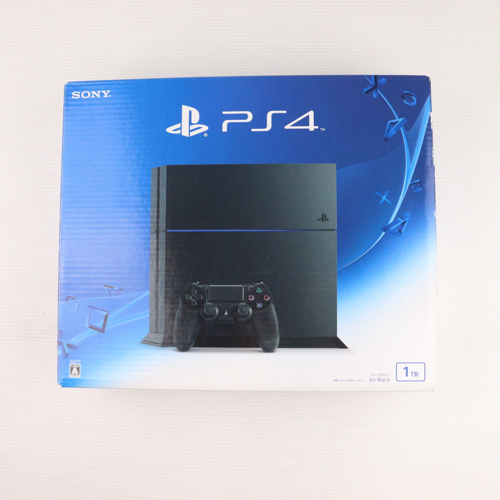【中古即納】[PS4] (本体) PlayStation 4(プレイステーション4) ジェット・ブラック 1TB SCE(CUH-1200BB01)(20151203)