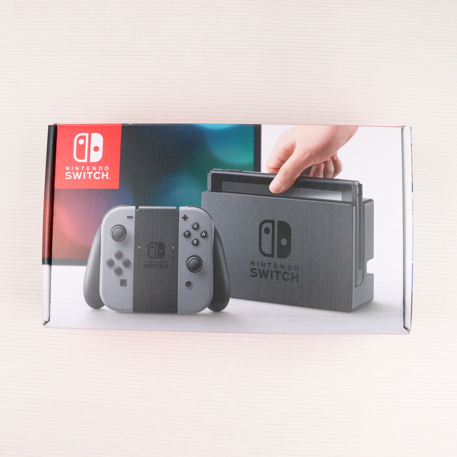 【中古即納】[Switch] (本体) Nintendo Switch(ニンテンドースイッチ) Joy-Con(L)/R グレー 任天堂(HAC-S-KAAAA)(20170303)