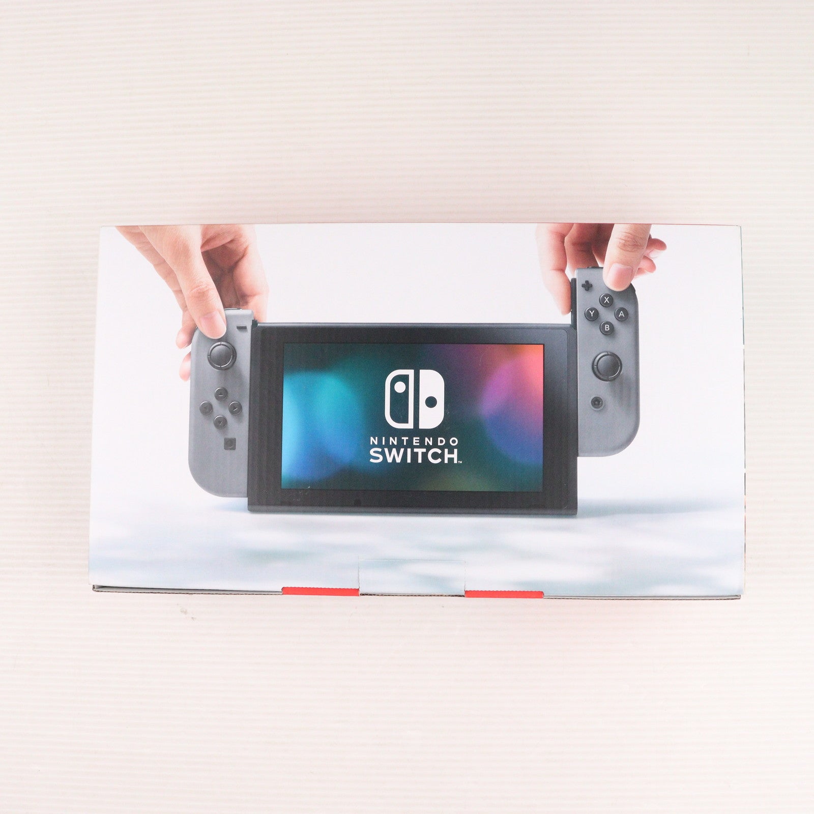 【中古即納】[Switch] (本体) Nintendo Switch(ニンテンドースイッチ) Joy-Con(L)/R グレー 任天堂(HAC-S-KAAAA)(20170303)