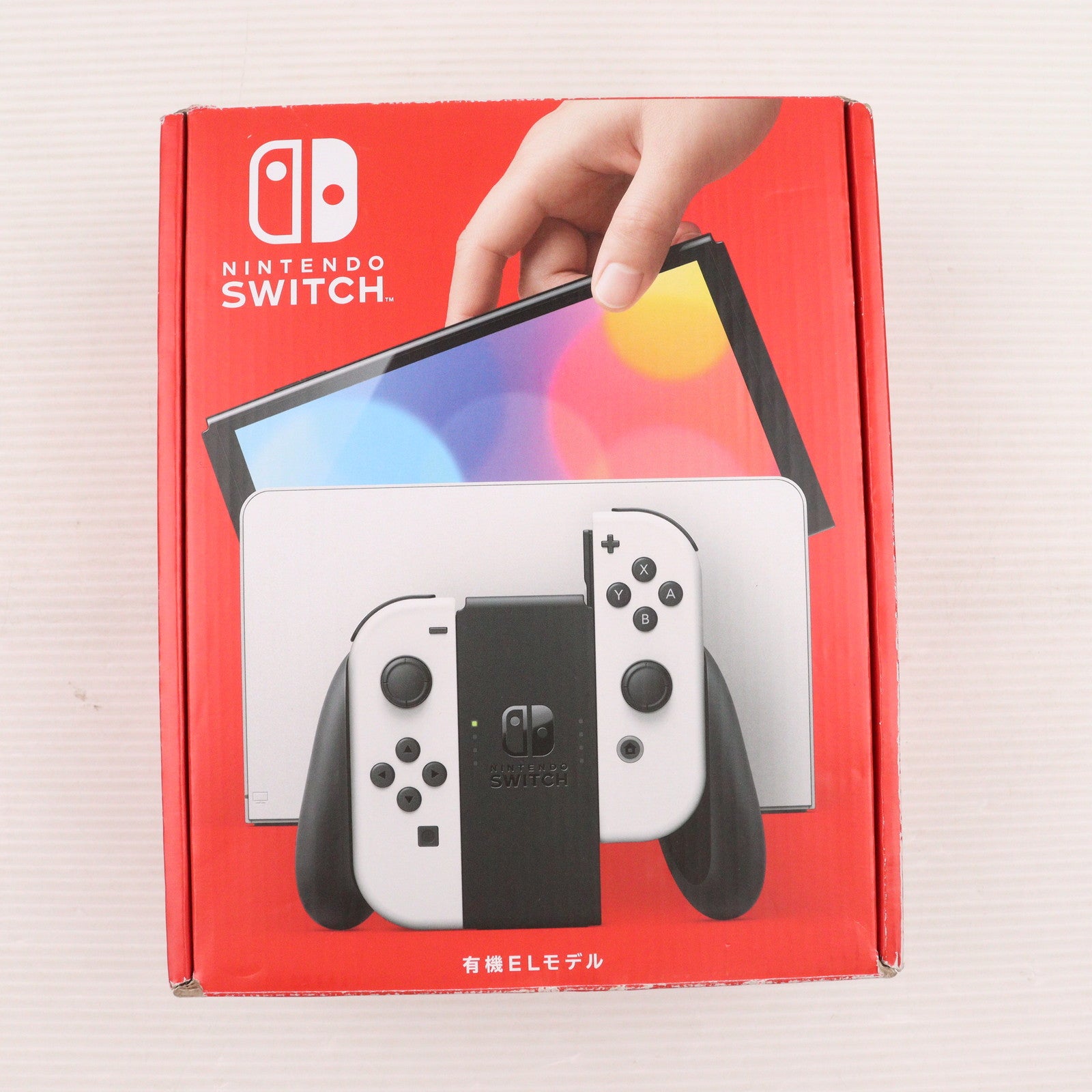 【中古即納】[Switch] (本体) Nintendo Switch(ニンテンドースイッチ) 有機ELモデル Joy-Con(L)/R ホワイト 任天堂(HEG-S-KAAAA)(20211008)