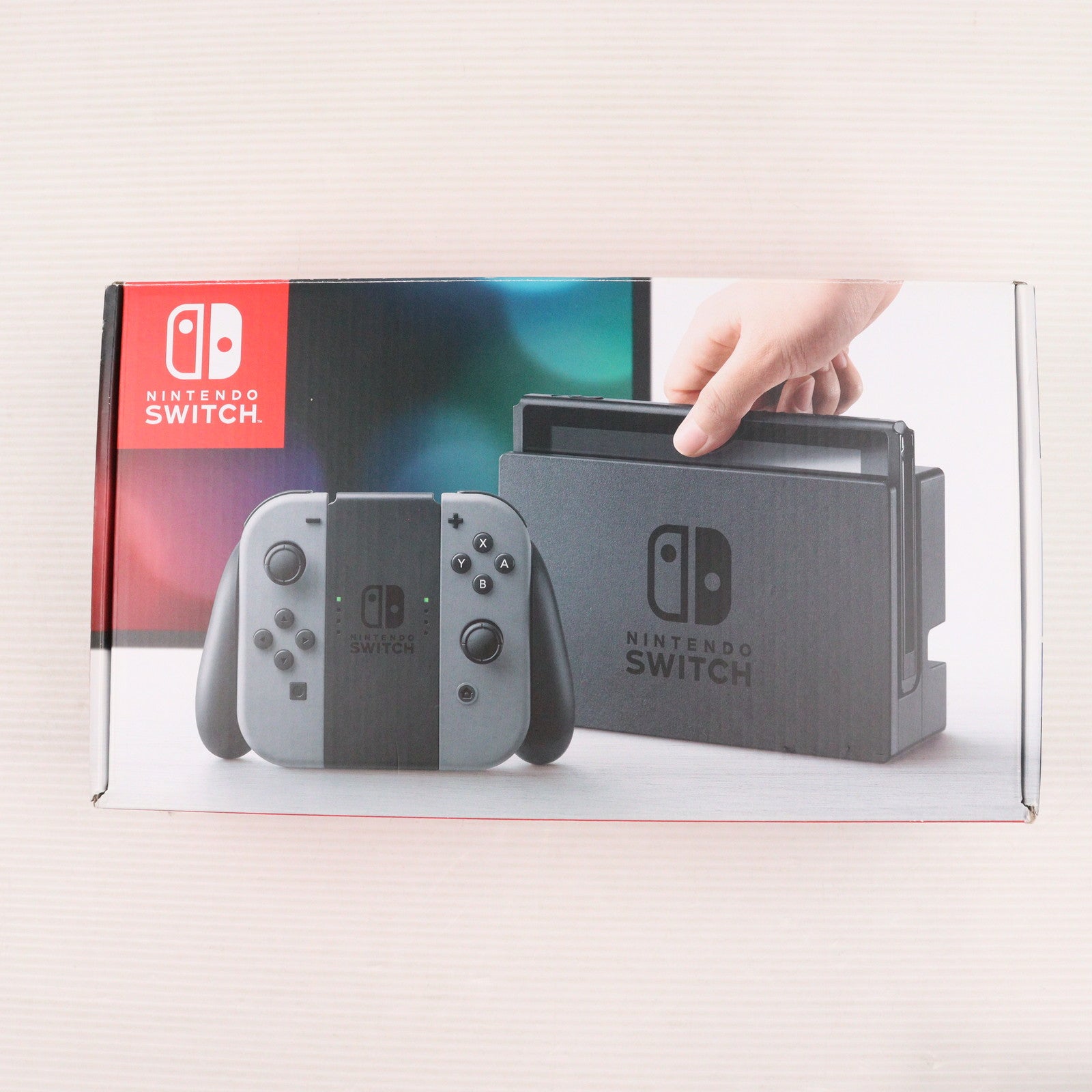【中古即納】[Switch] (本体) Nintendo Switch(ニンテンドースイッチ) Joy-Con(L)/R グレー 任天堂(HAC-S-KAAAA)(20170303)