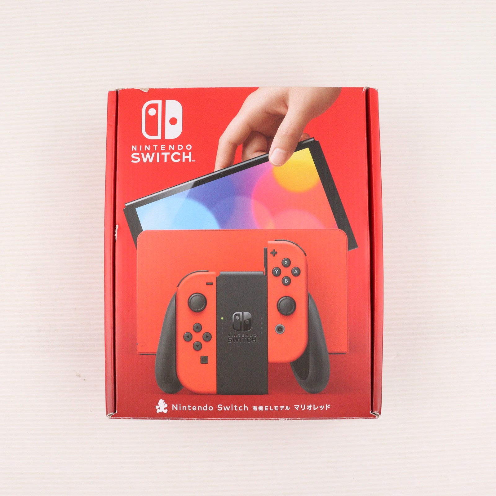 【中古即納】[Switch] (本体) Nintendo Switch(ニンテンドースイッチ) 有機ELモデル マリオレッド 任天堂(HEG-S-RAAAA)(20231006)