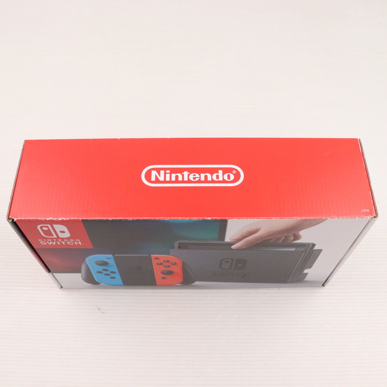 【中古即納】[Switch] (本体) Nintendo Switch(ニンテンドースイッチ) Joy-Con(L) ネオンブルー/R ネオンレッド 任天堂(HAC-S-KABAA)(20170303)