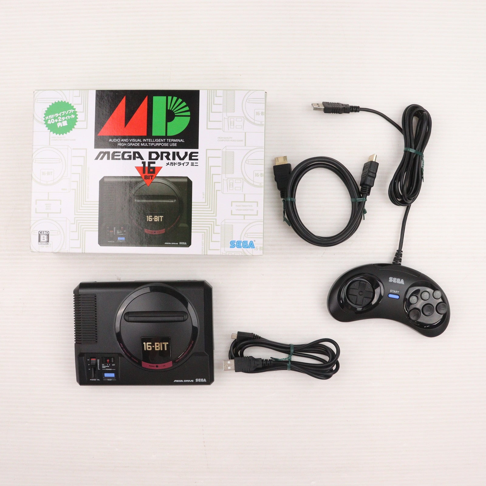 【中古即納】[MD] (本体) Mega Drive Mini(メガドライブミニ) セガ(HAA-2520)(20190919)